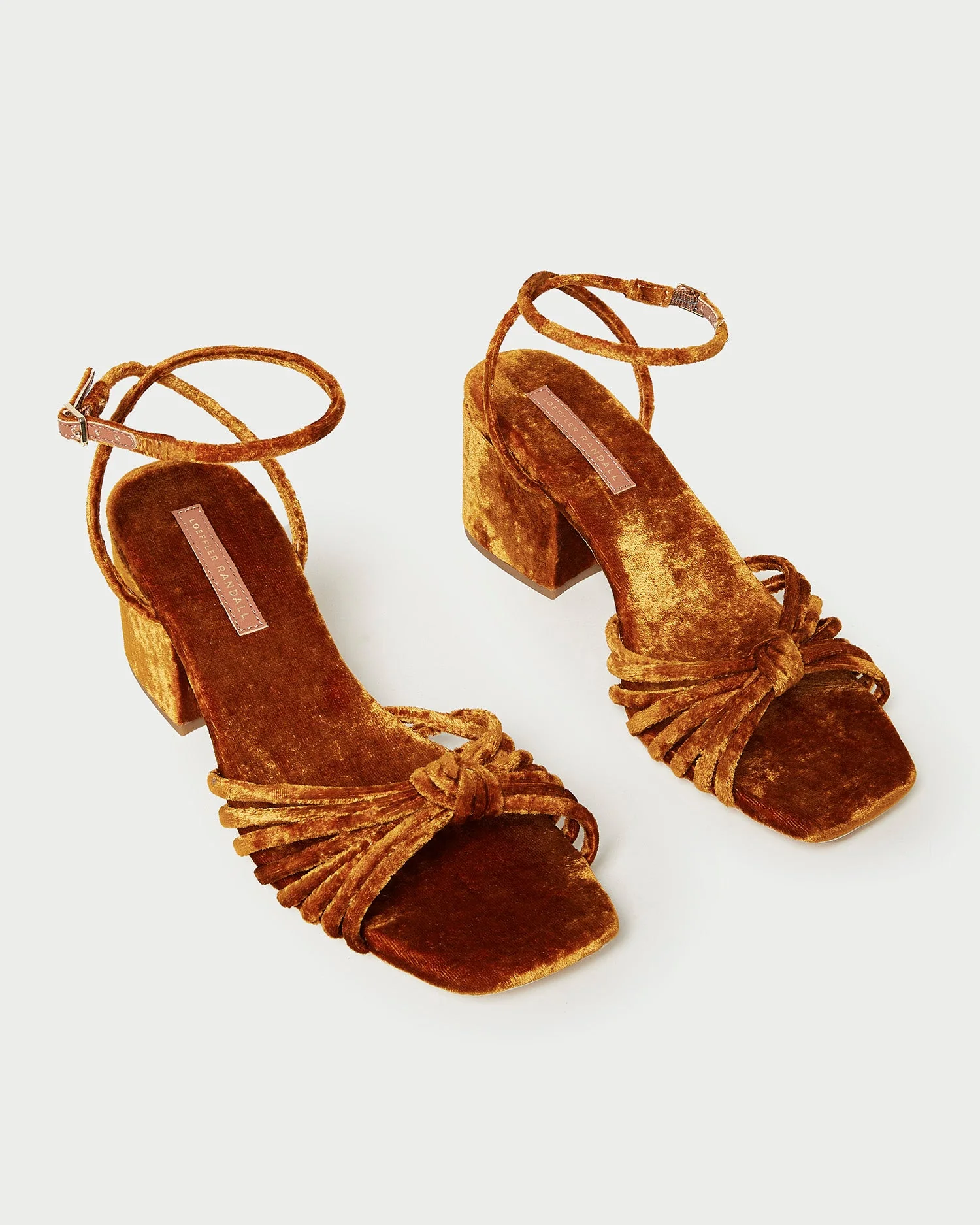 Renee Knot Heel Sandal | Ochre - Image 3