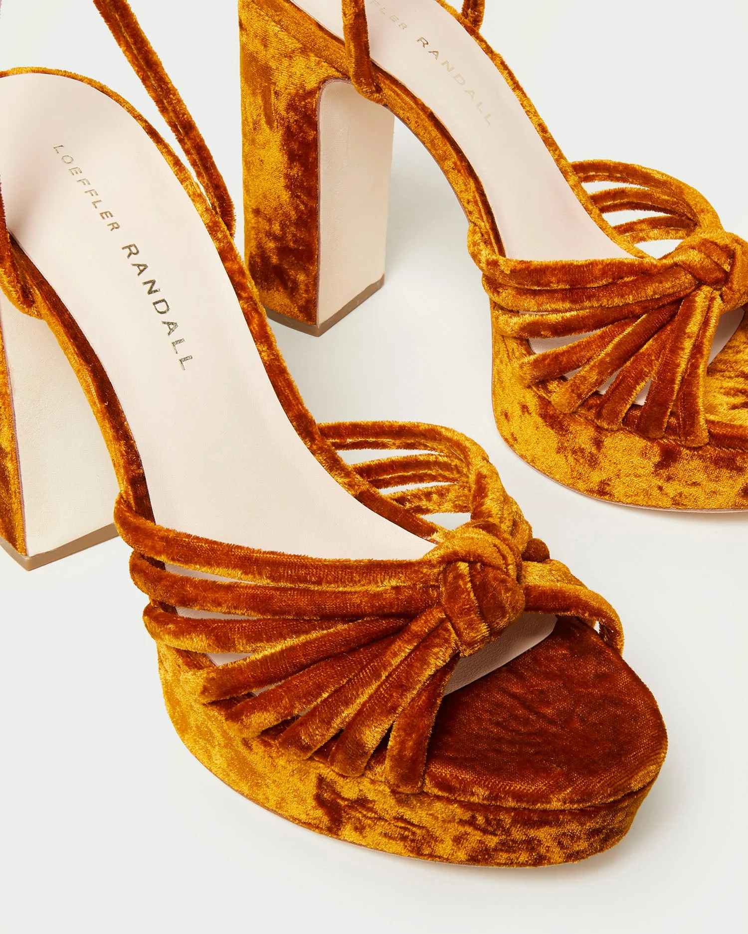Rivka Knot Platform Sandal | Ochre - Image 4