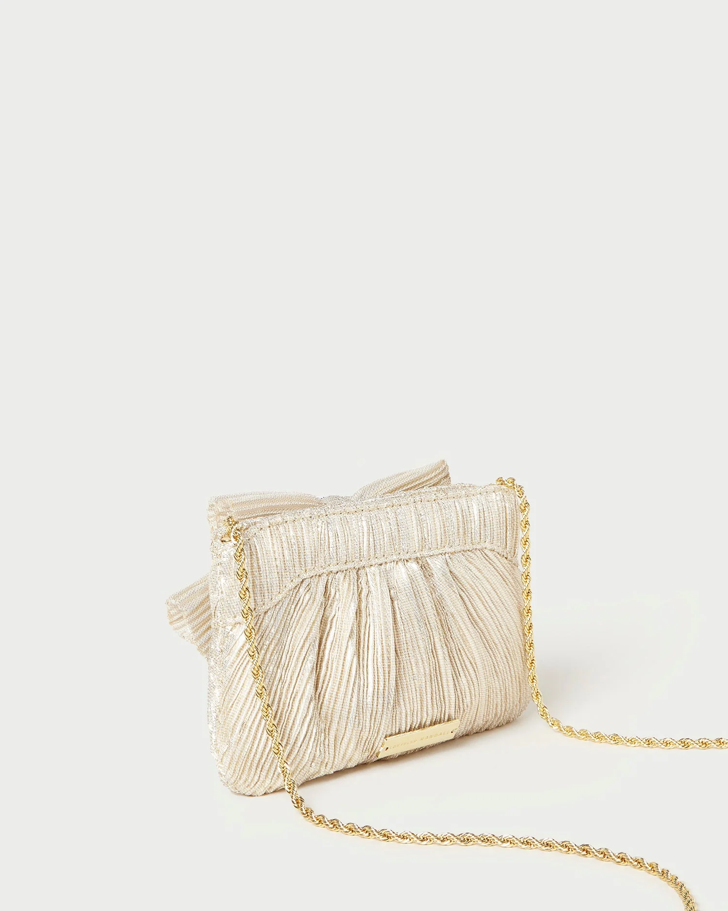 Rochelle Mini Bow Clutch | Platinum - Image 3