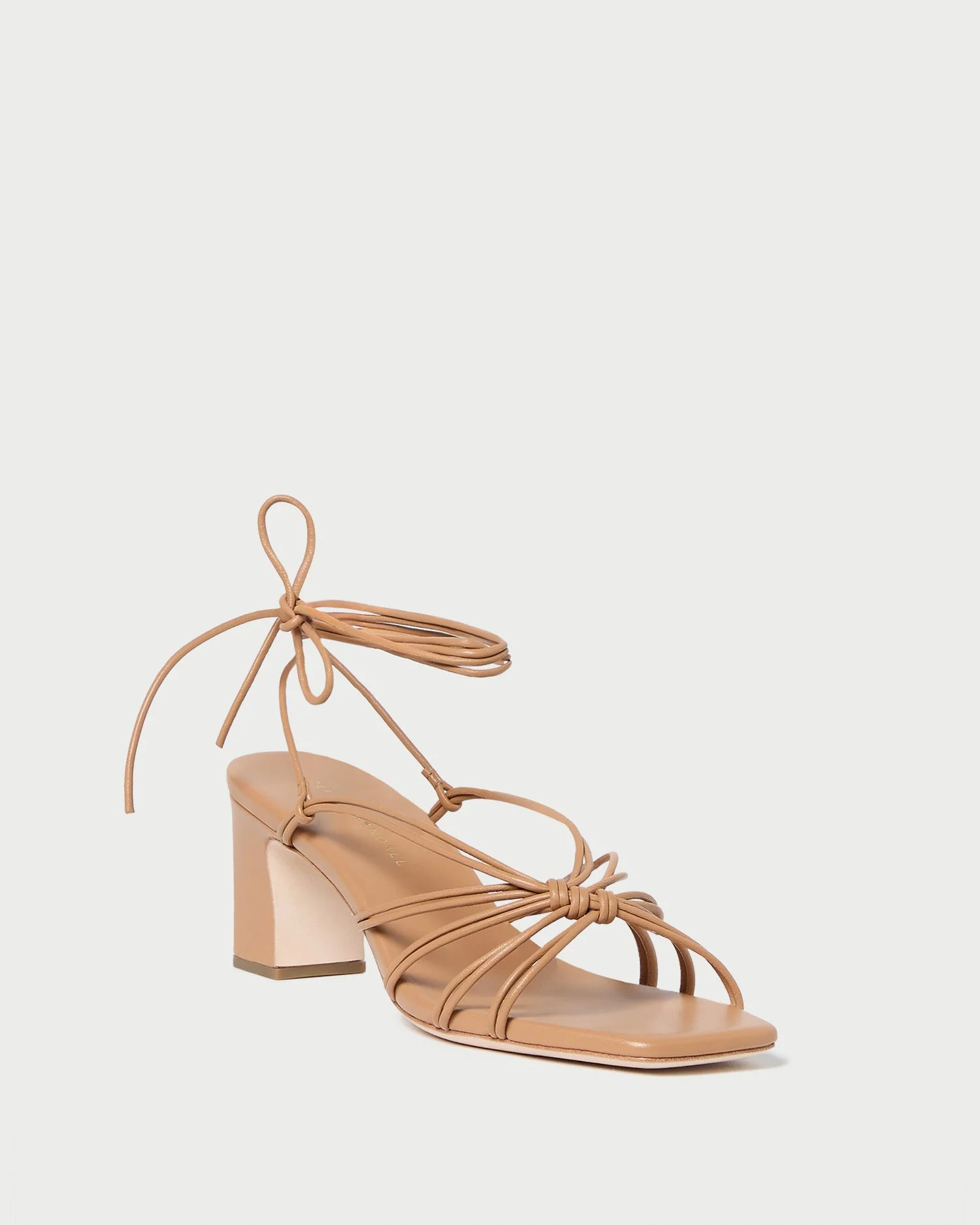 Ryder Leather Heeled Sandal | Dune - Image 3