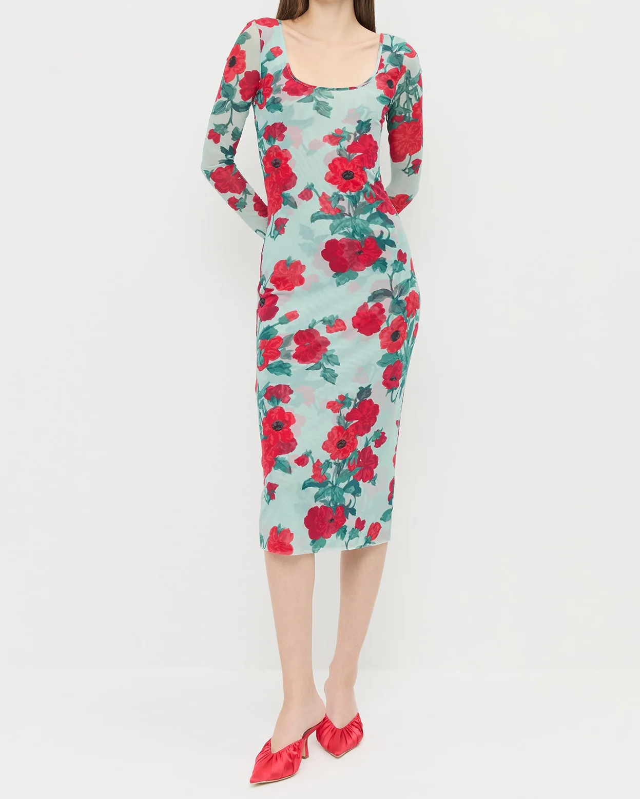 Samara Dress | Mint Floral