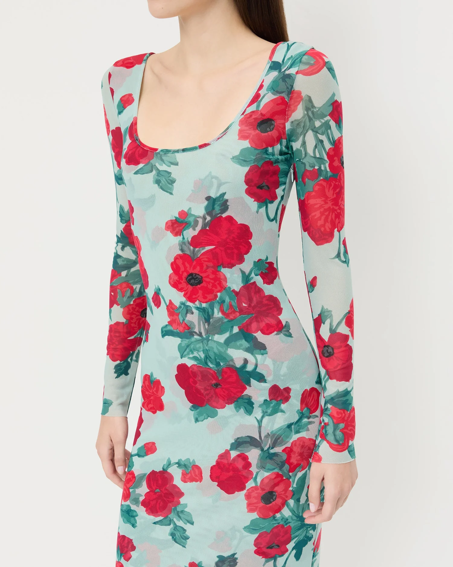 Samara Dress | Mint Floral - Image 2