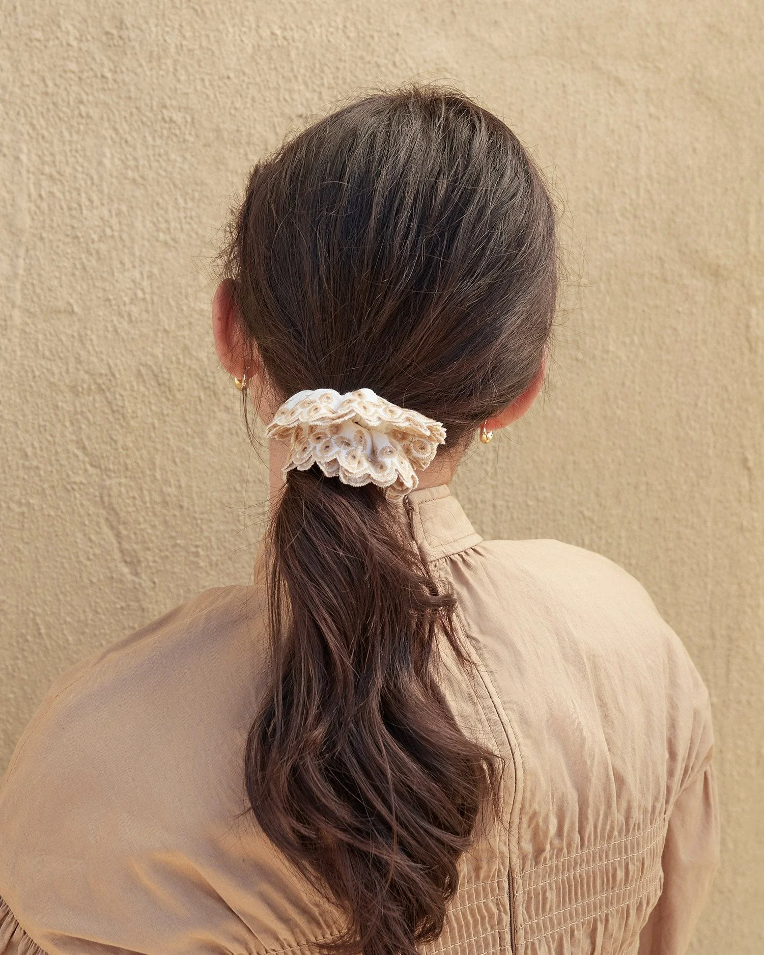 Stephanie Scrunchie Set | Sand/Blush - Image 3