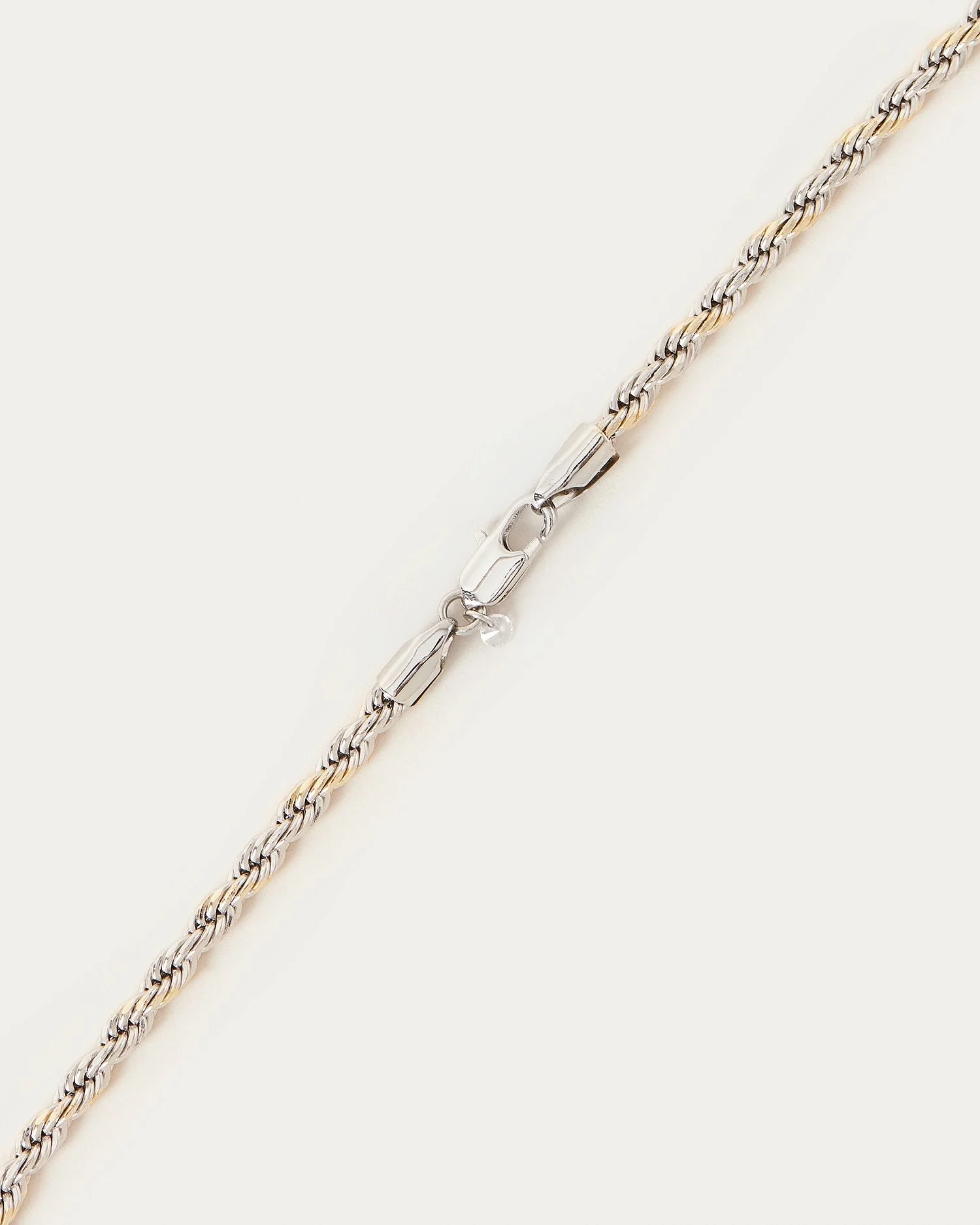 Sylvie Twisted Chain Necklace | Silver - Image 2