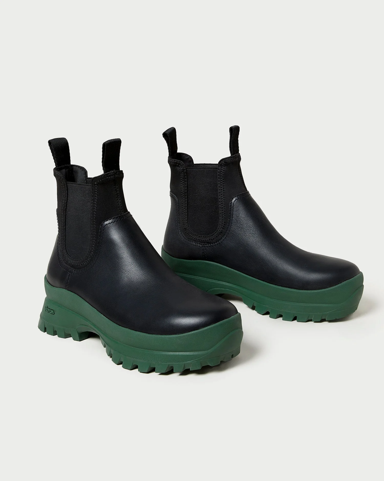 Tara Weather Boot | Black/Green - Image 3