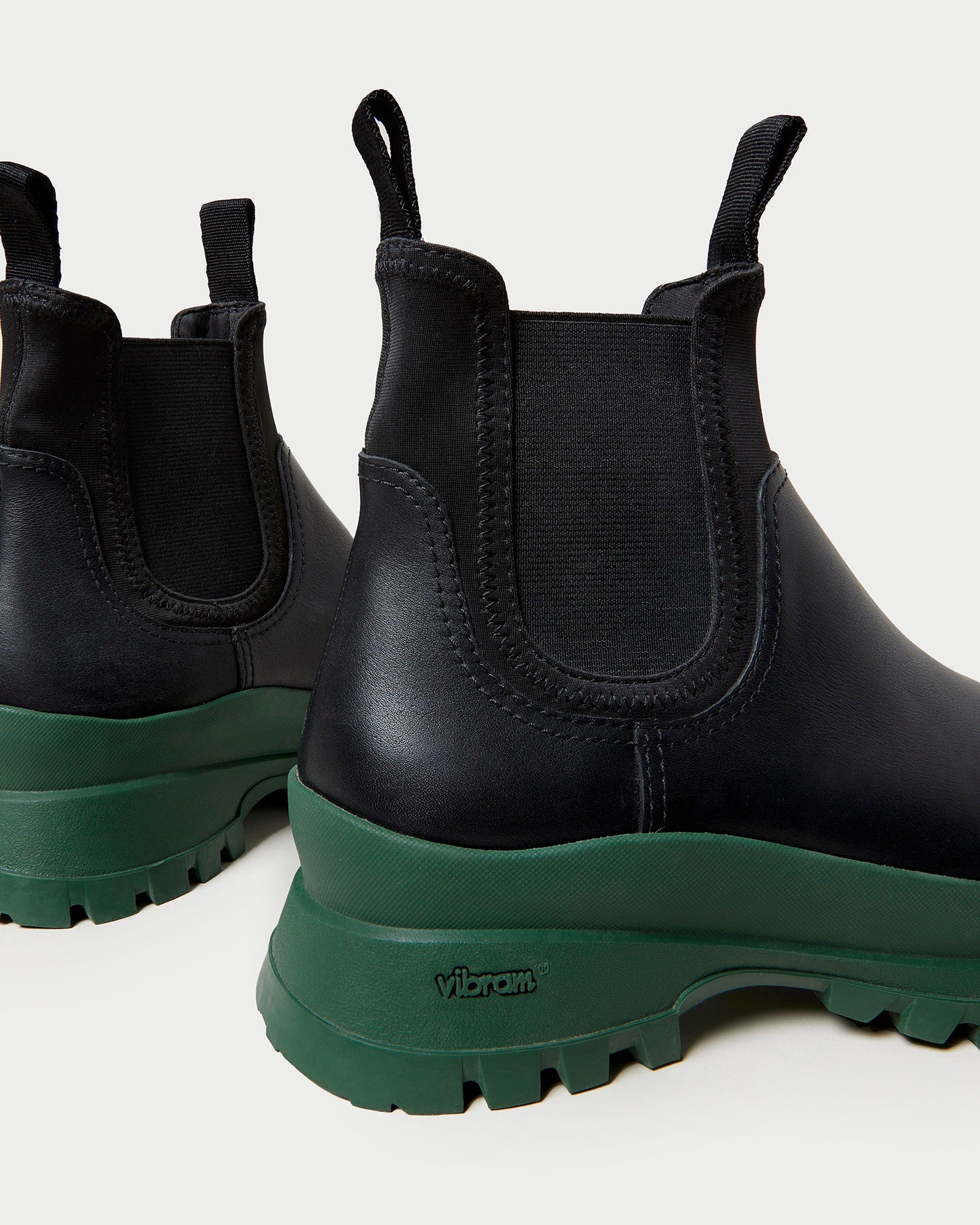 Tara Weather Boot | Black/Green - Image 4