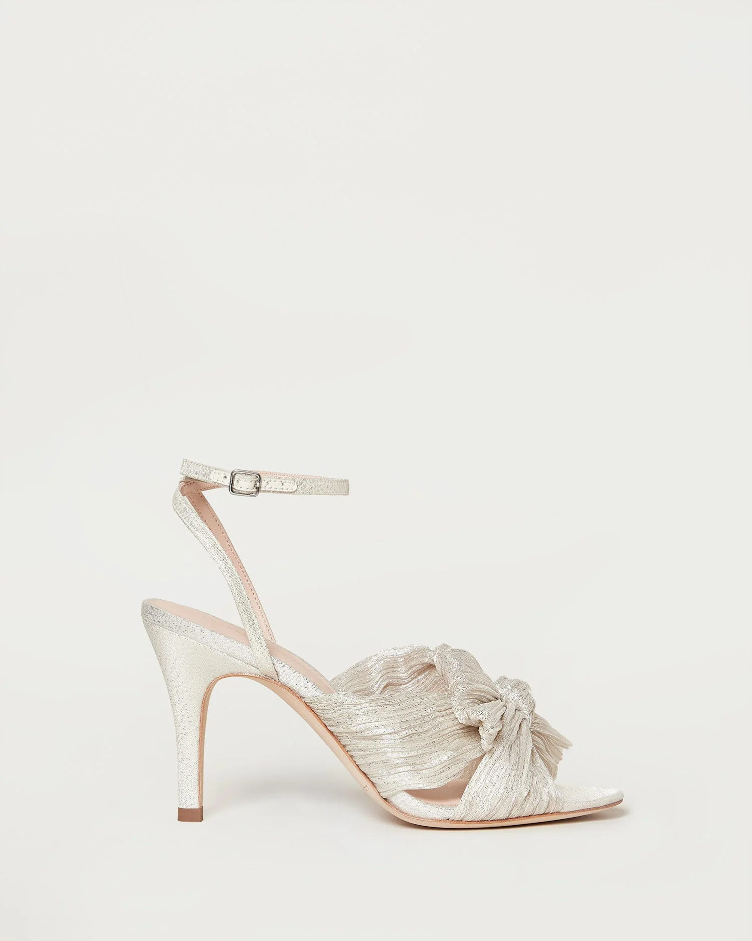 Zinnia Pleated Bow Sandal | Shimmer - Image 4