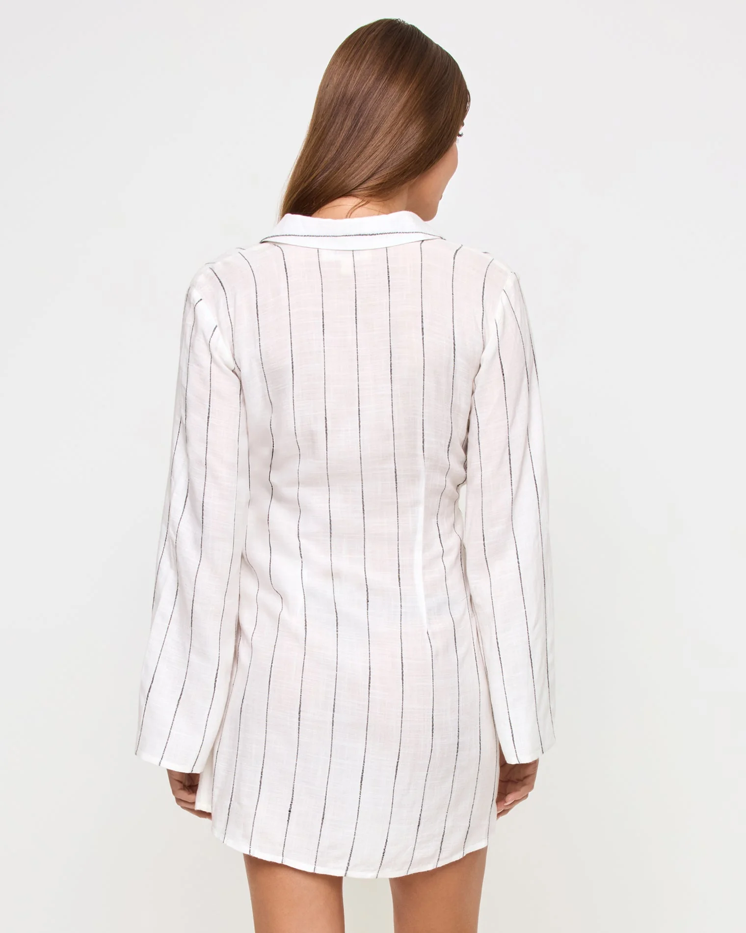 Las Palmas Dress | Fine Line Stripe - Image 3