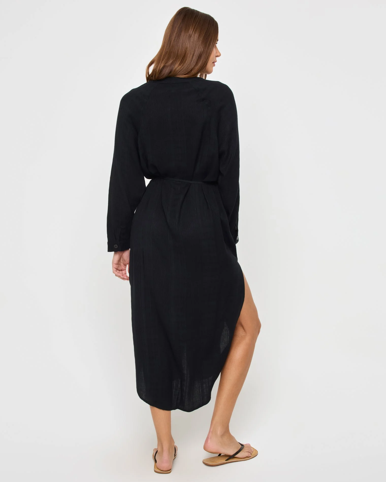 Yoli Shirtdress | Black - Image 5