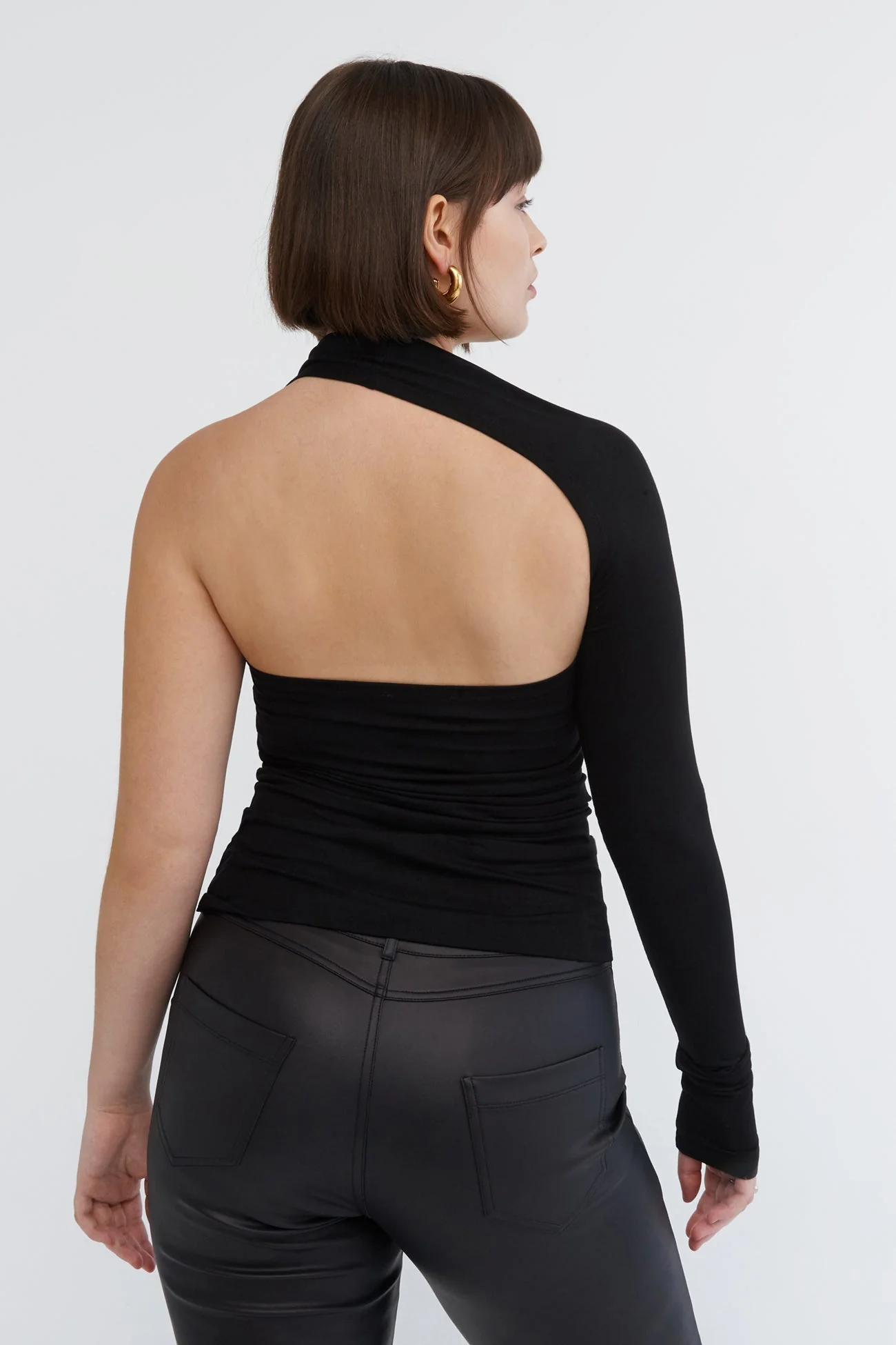 Manhattan One Shoulder Top | Off White - Image 15