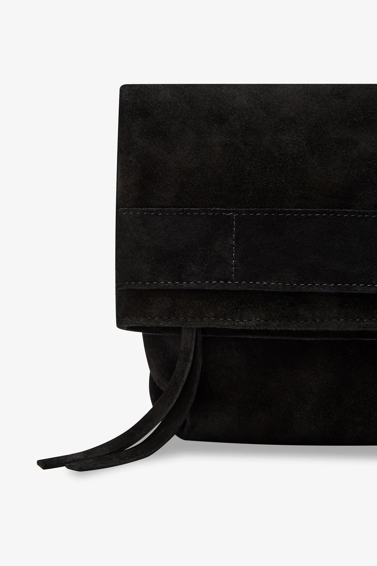 Benson Clutch | Black Suede - Image 2