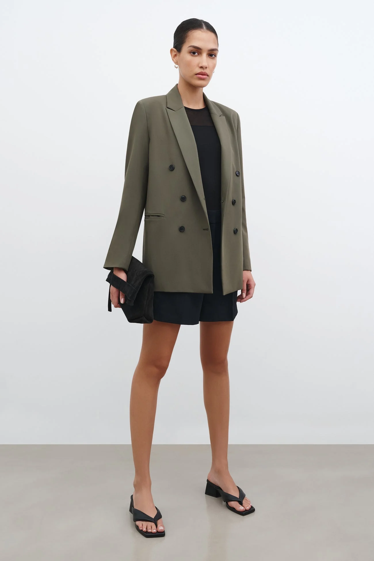 Benson Clutch | Black Suede - Image 6