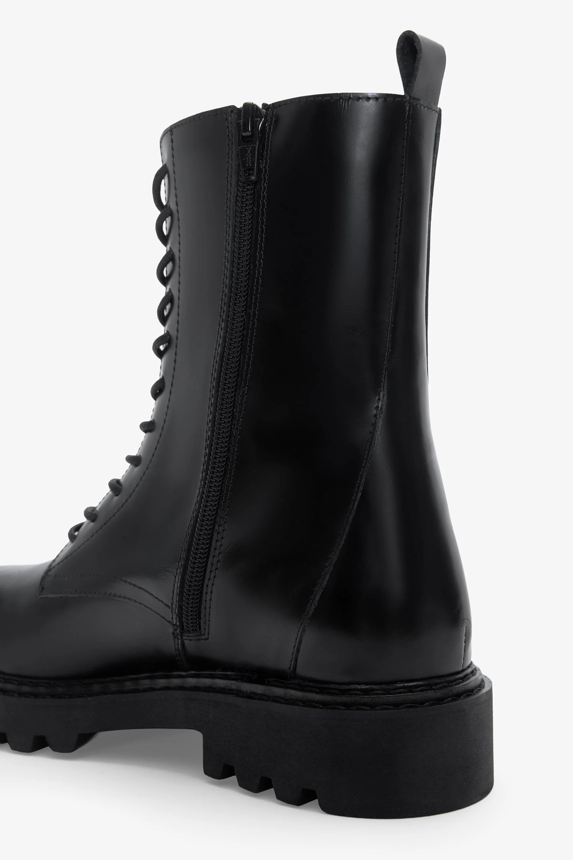 Carla Combat Boots | Black Spazzolato - Image 5