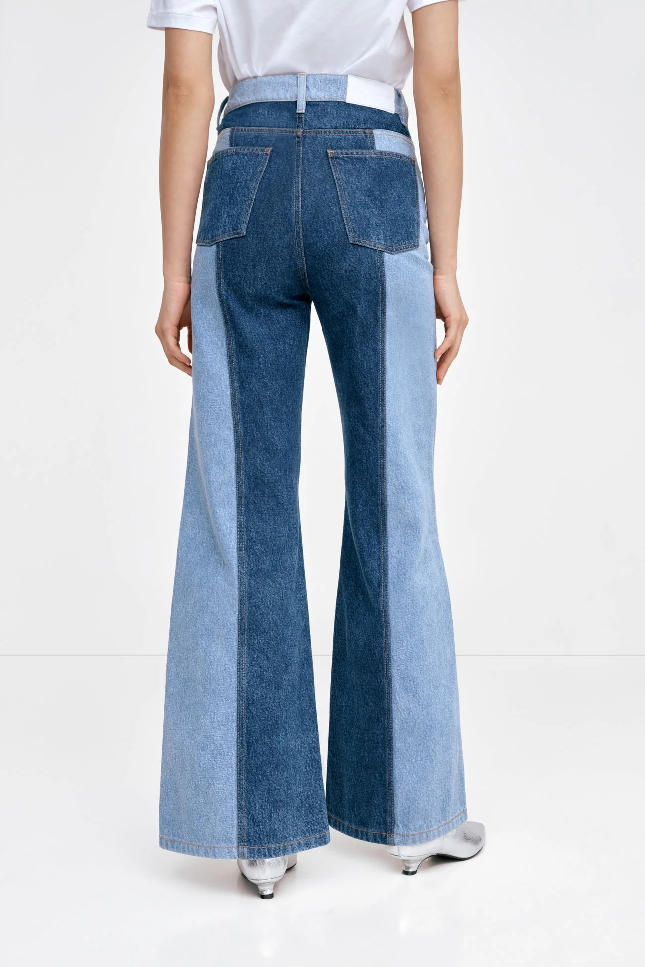 Christina Two-Toned Jeans | Blue Split - Image 6