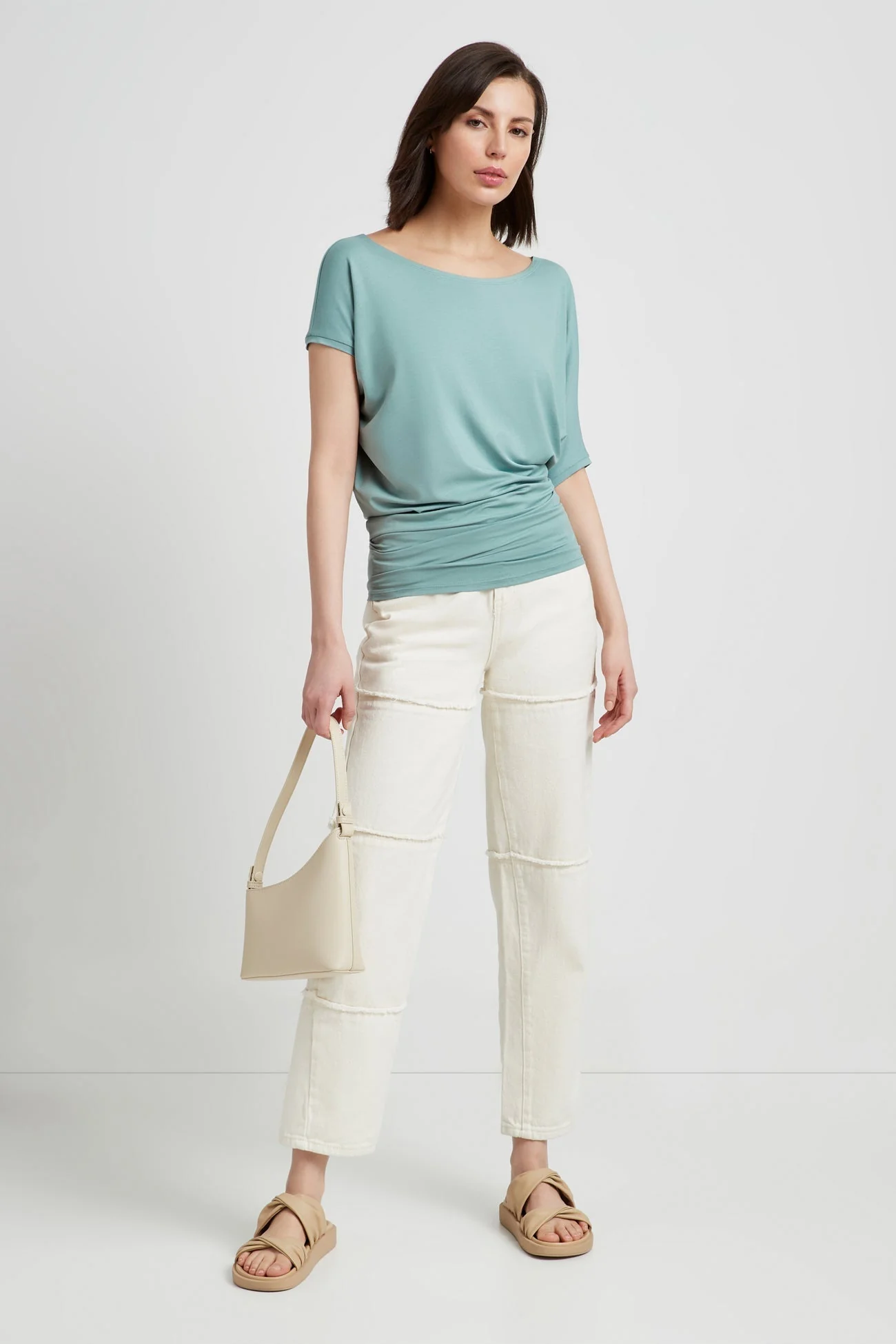 Elena Top | Slate Green