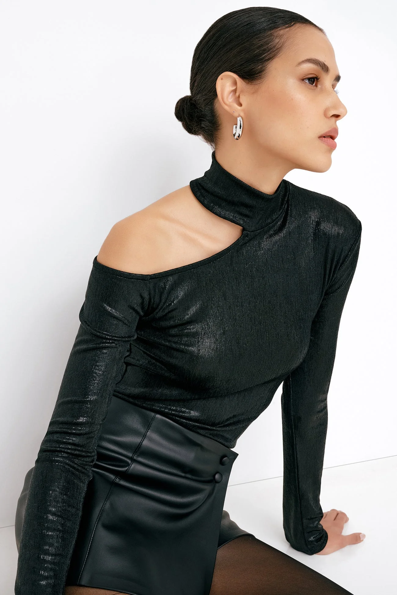 Evan Metallic Top | Onyx - Image 5