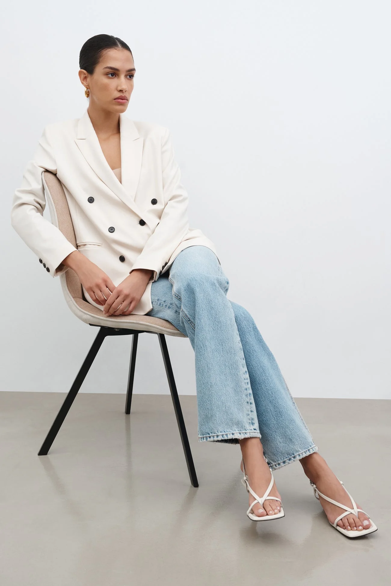 Greta Sandals | Cream - Image 2
