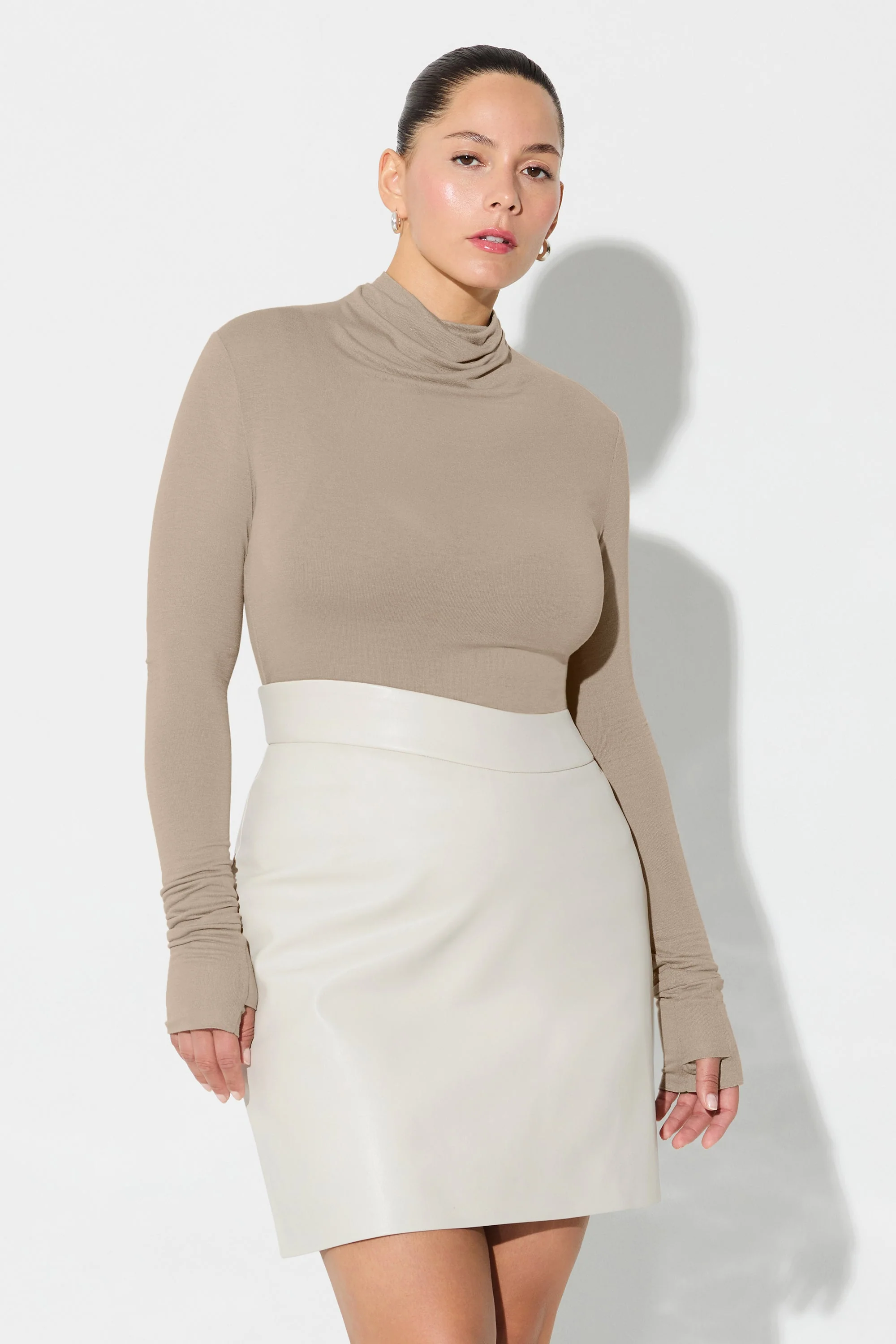Hailey Turtleneck | Sand - Image 6