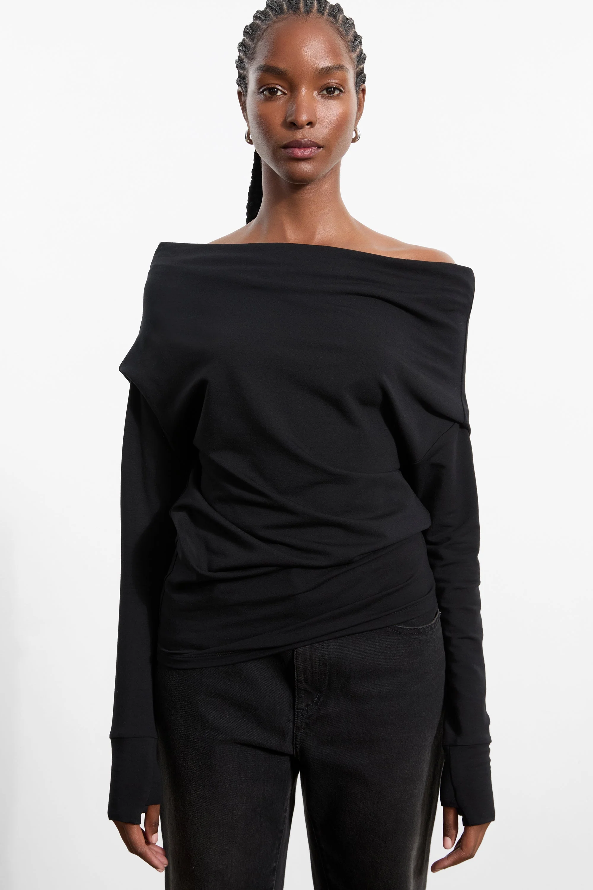 Jocelyn Sweatshirt | Black - Image 3