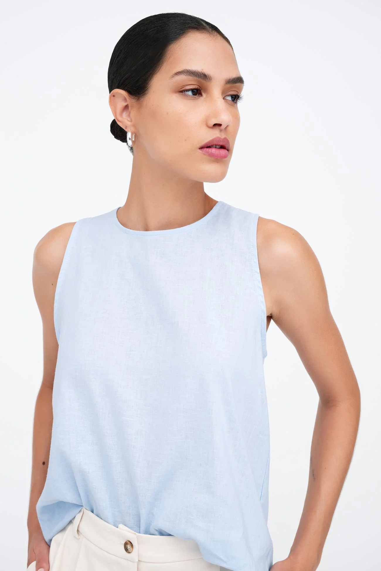 McKinley Linen-Blend Top | Multiple Colors - Image 7