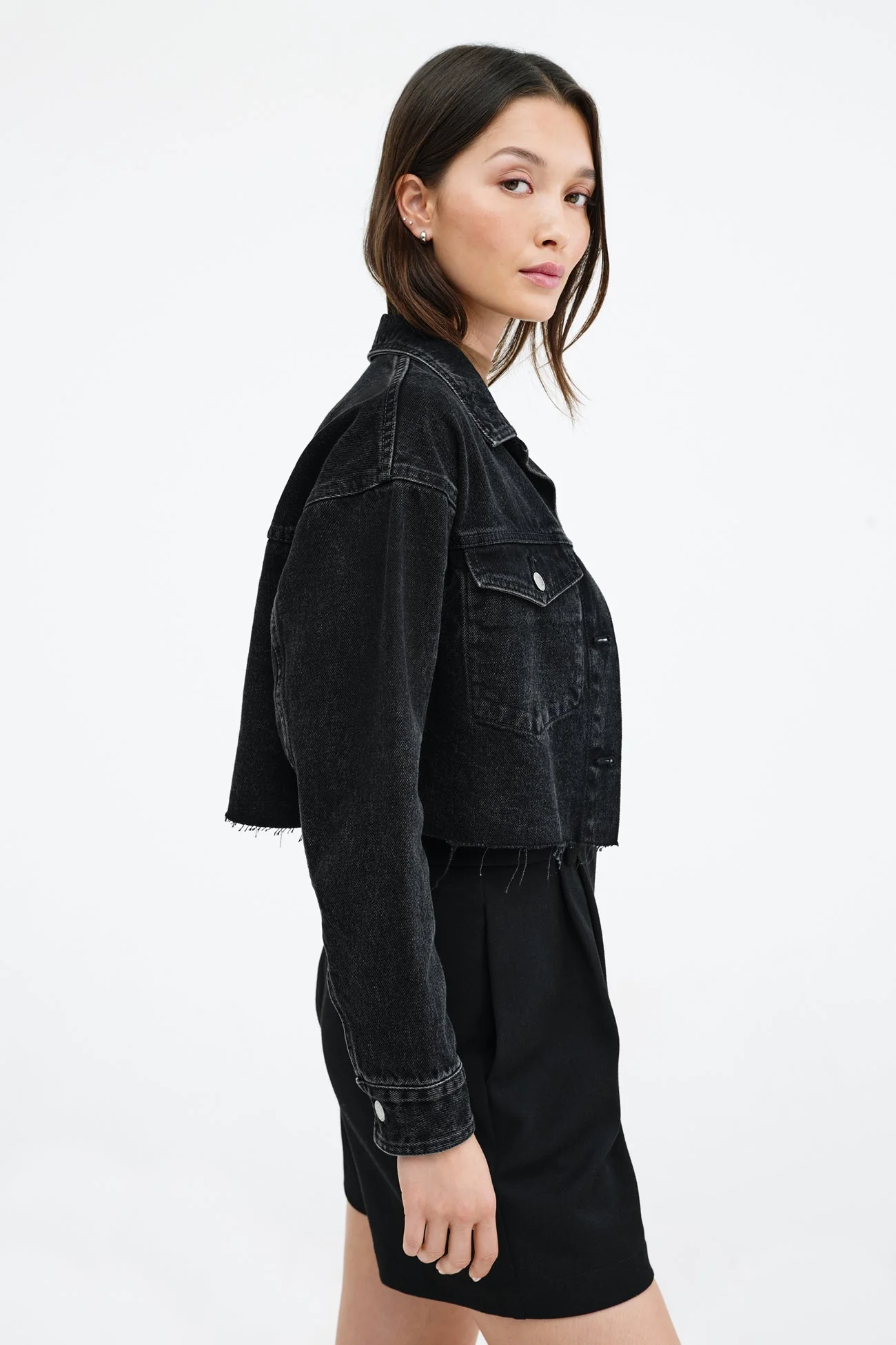 Rockland Denim Jacket | Black - Image 6