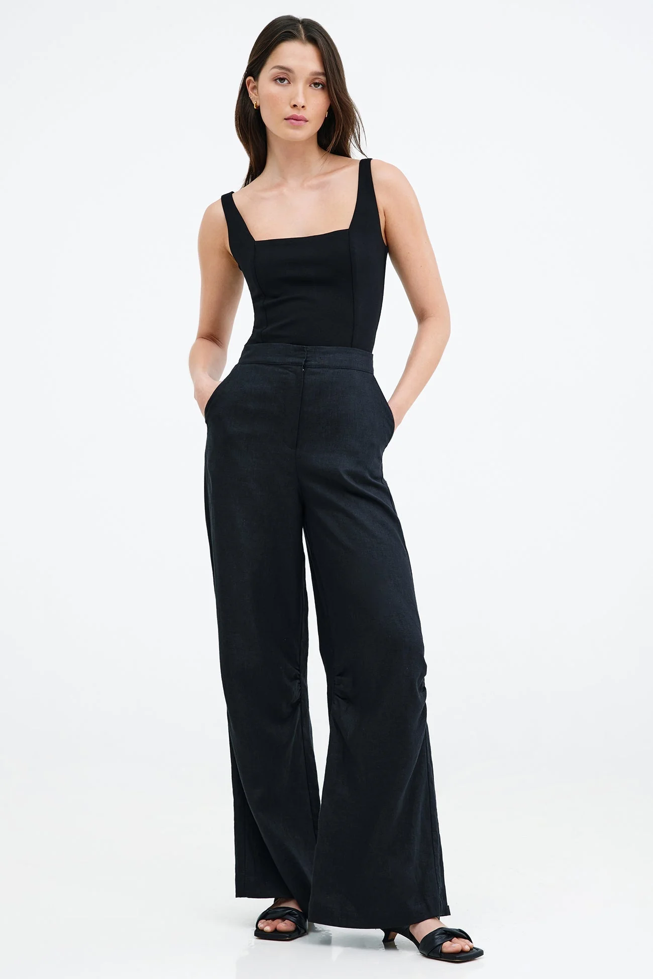 Runa Linen-Blend Pants | Multiple Colors - Image 9