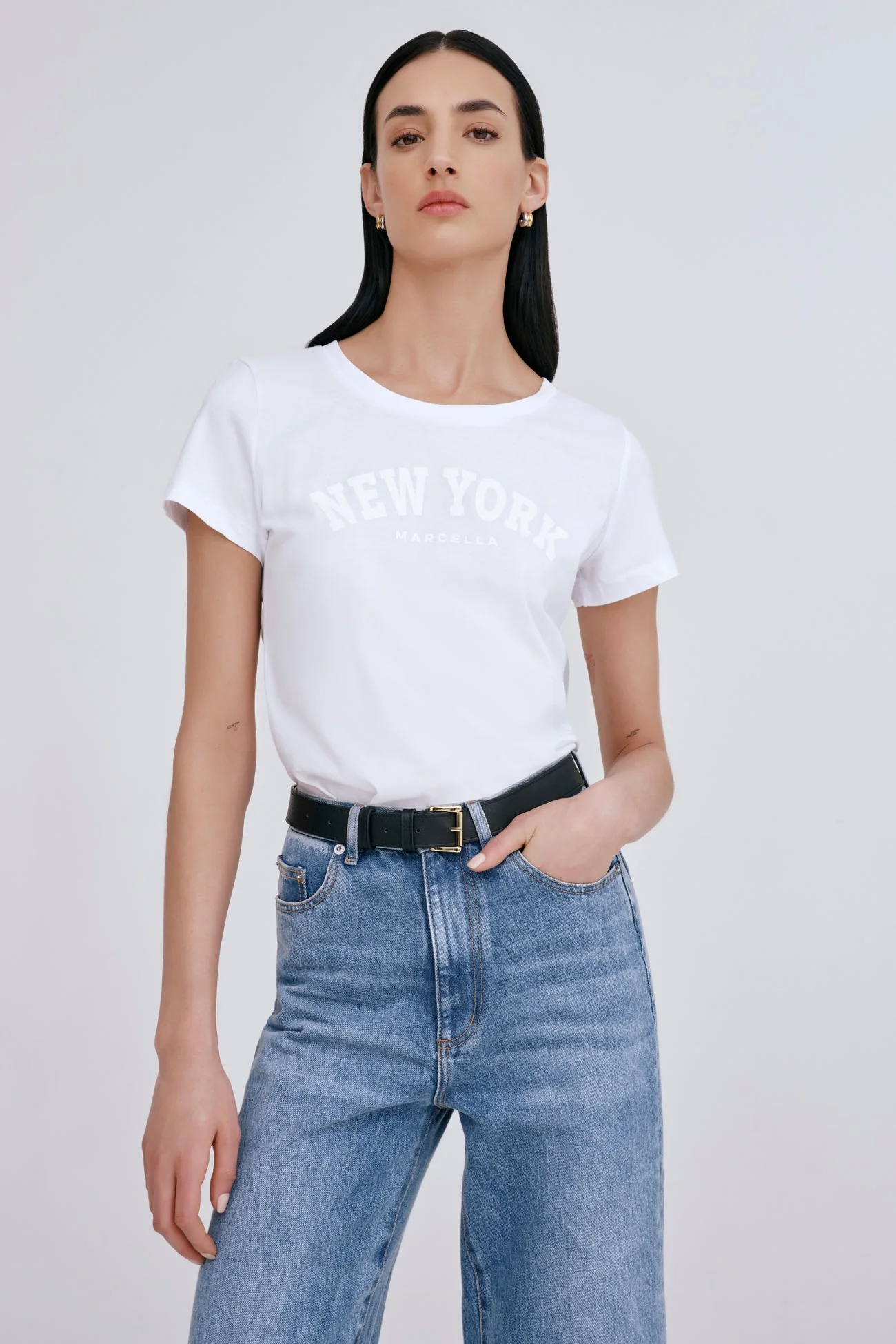 The Monochrome New York Tee | White - Image 5