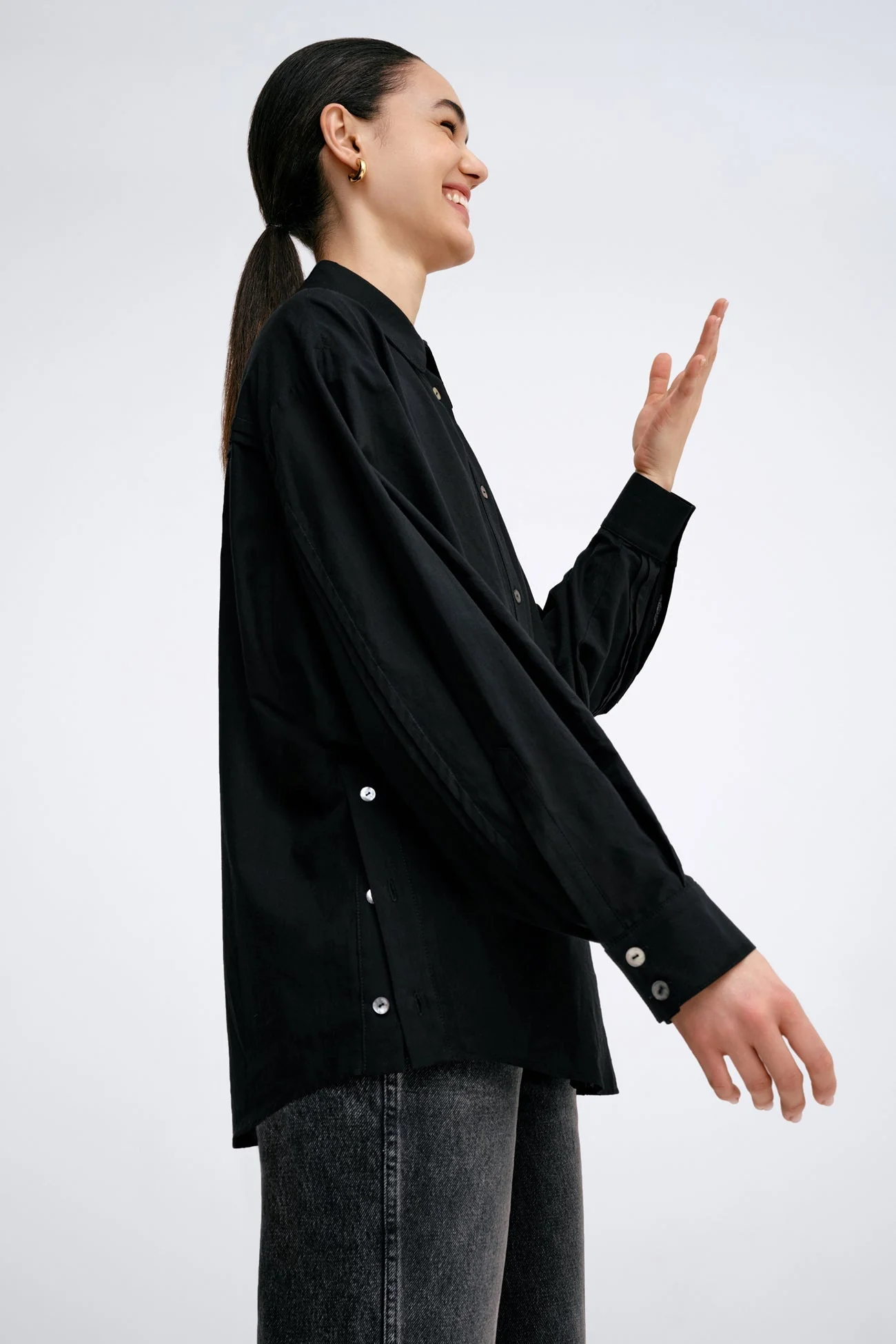 Timi Shirt | Black - Image 8