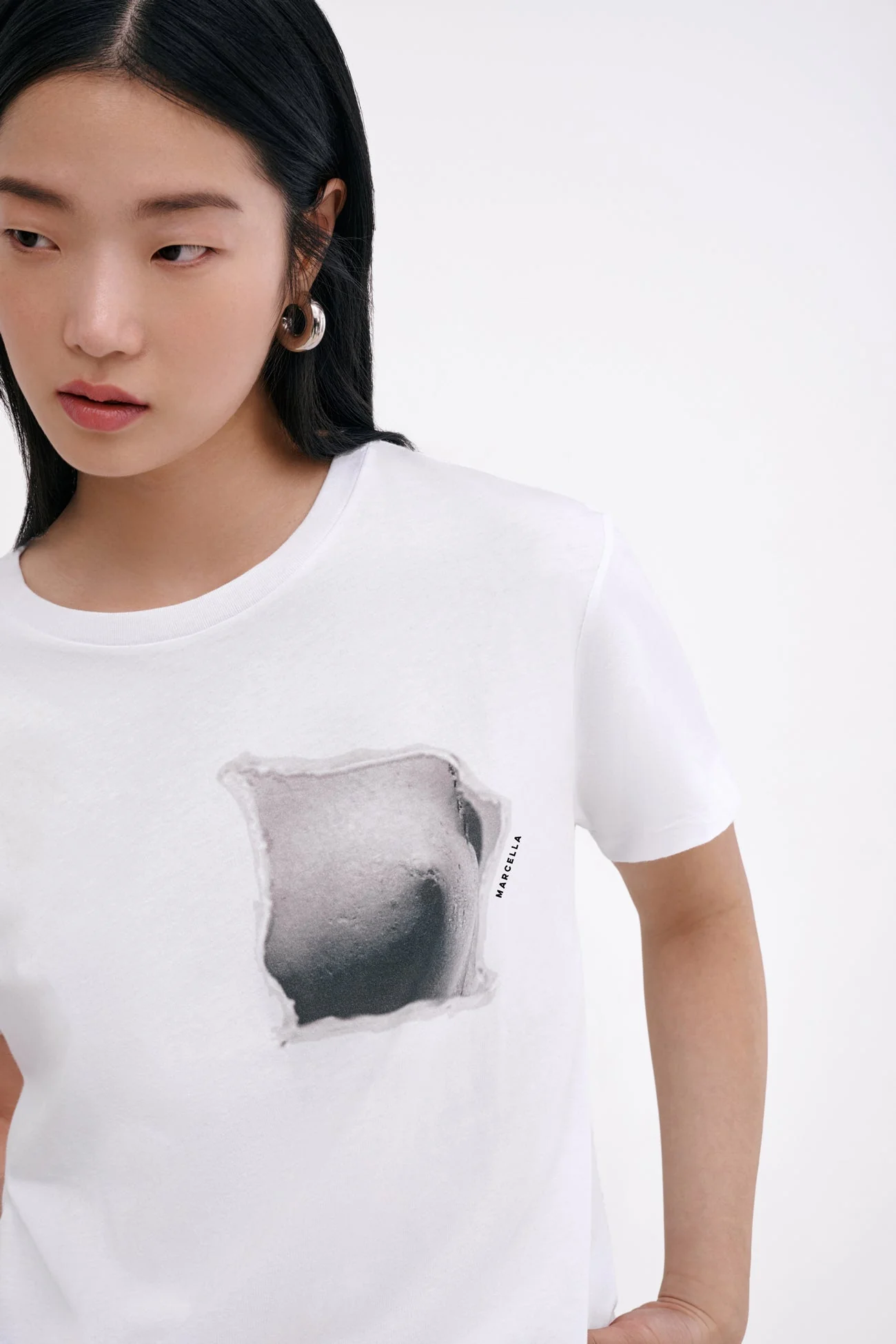 Torn Graphic Tee | White - Image 2