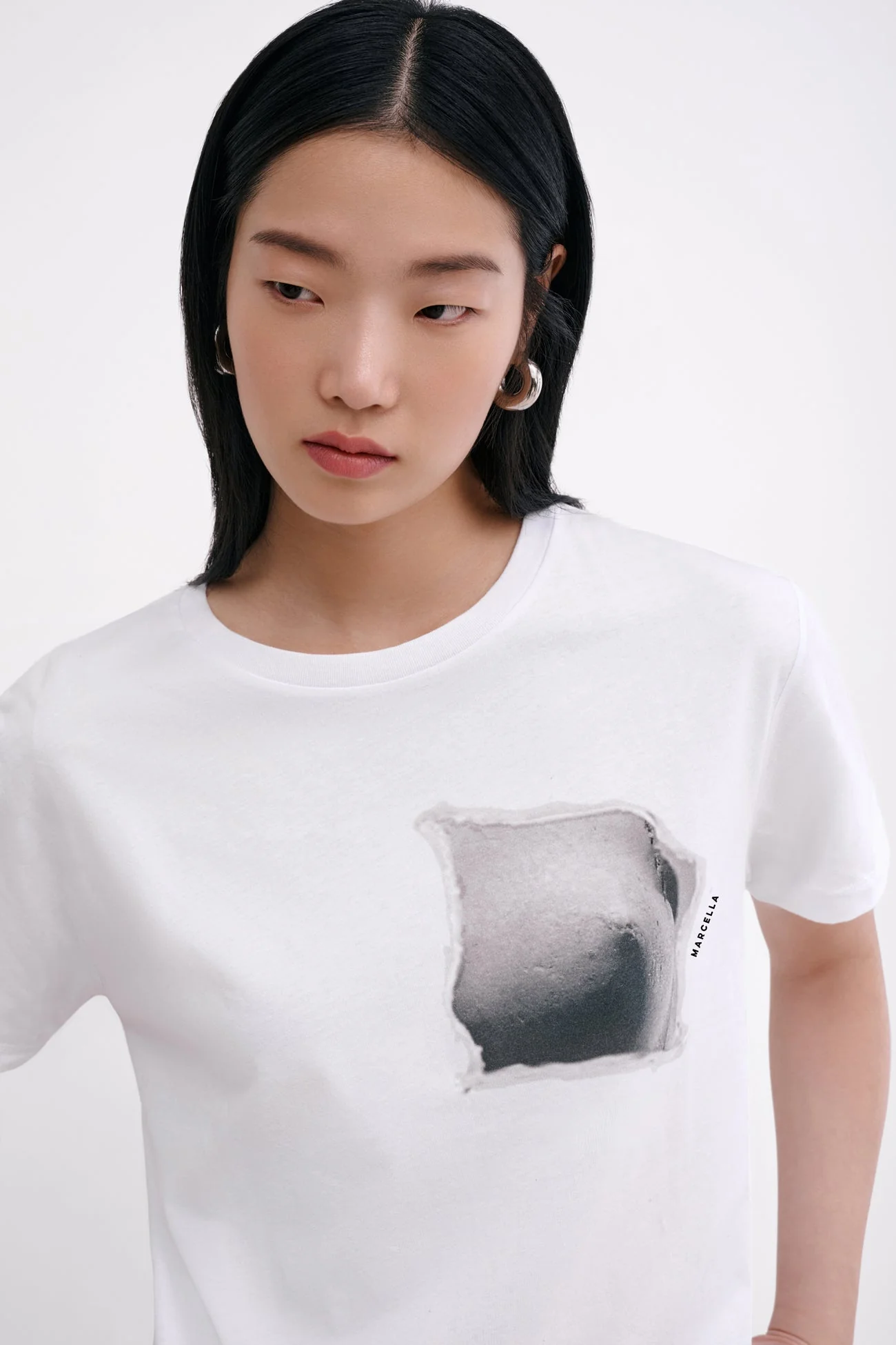 Torn Graphic Tee | White - Image 5