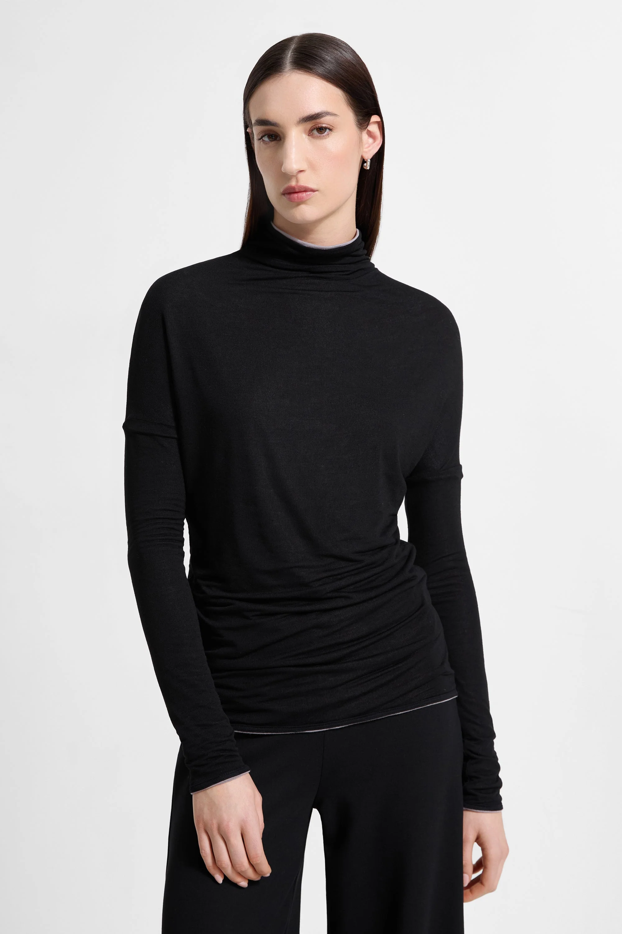 Wren Reversible Top | Black Fog Two-Tone - Image 5