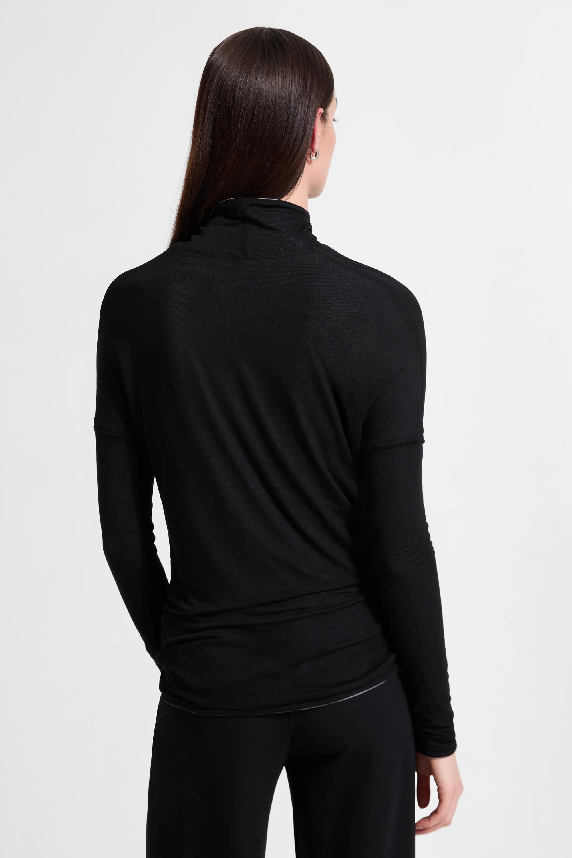 Wren Reversible Top | Black Fog Two-Tone - Image 7