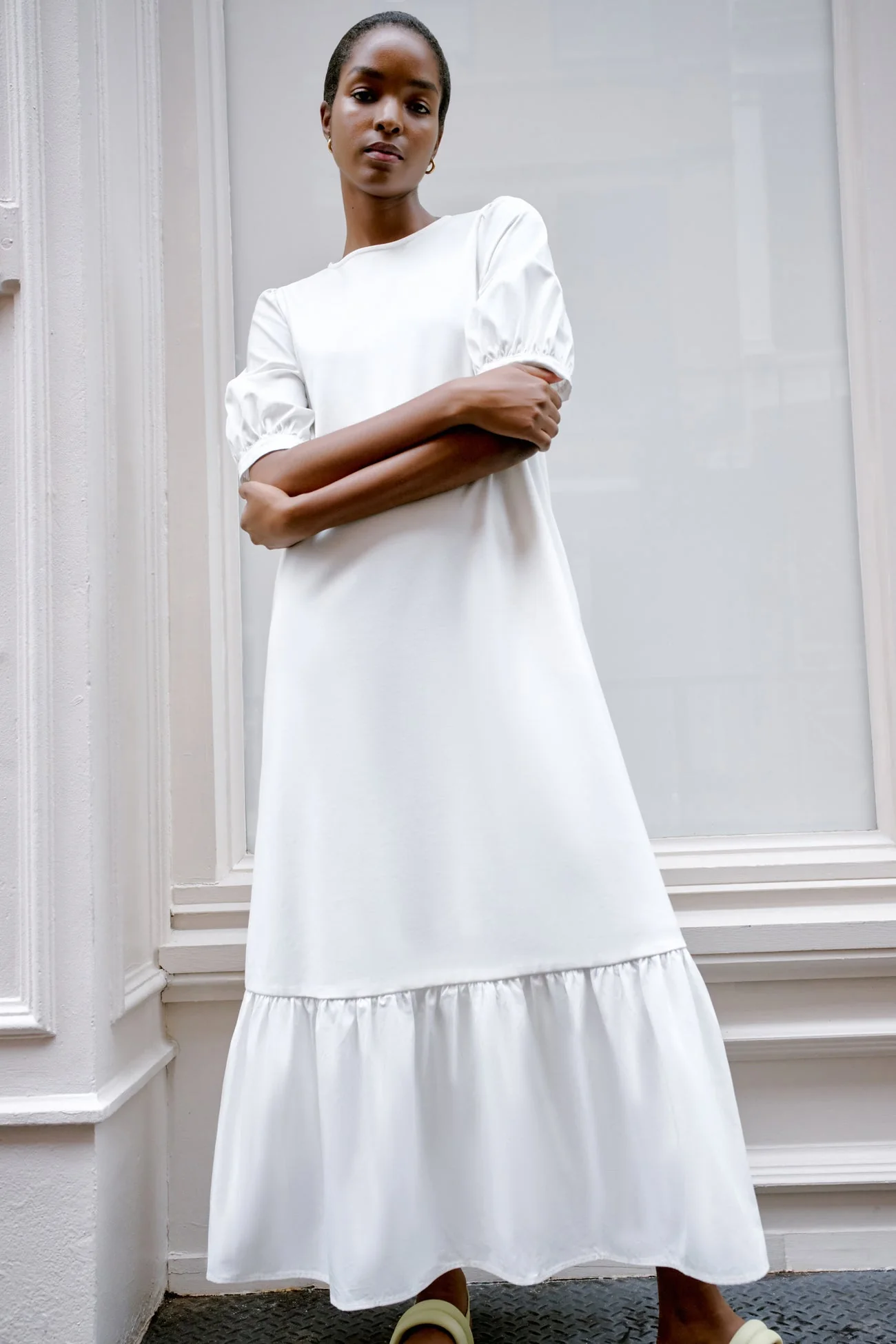 Olivia Dress | Off White - Image 6