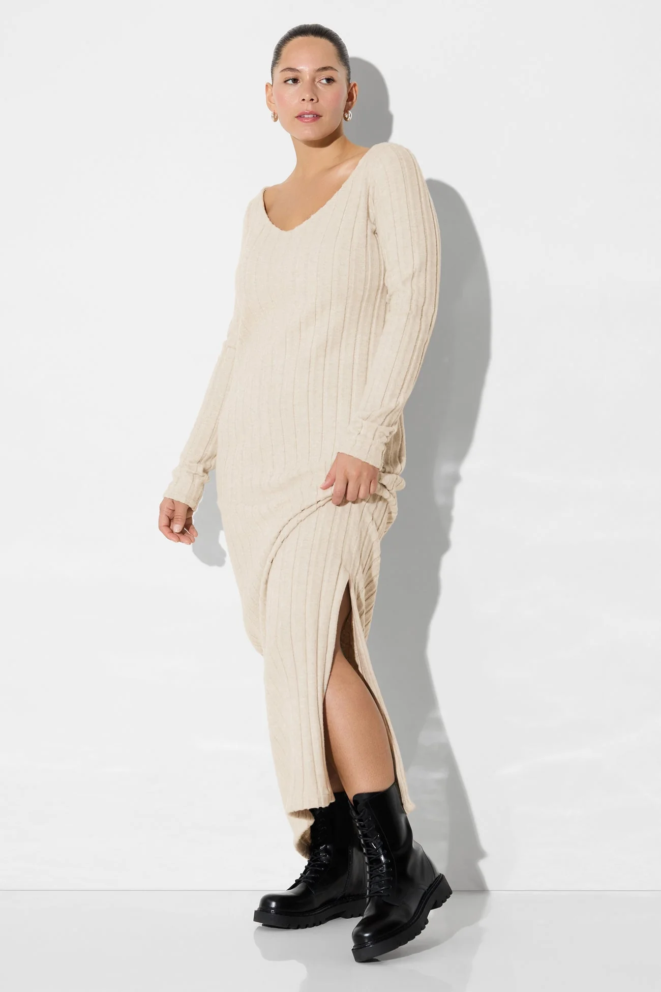 Penelope Dress | Oat - Image 12