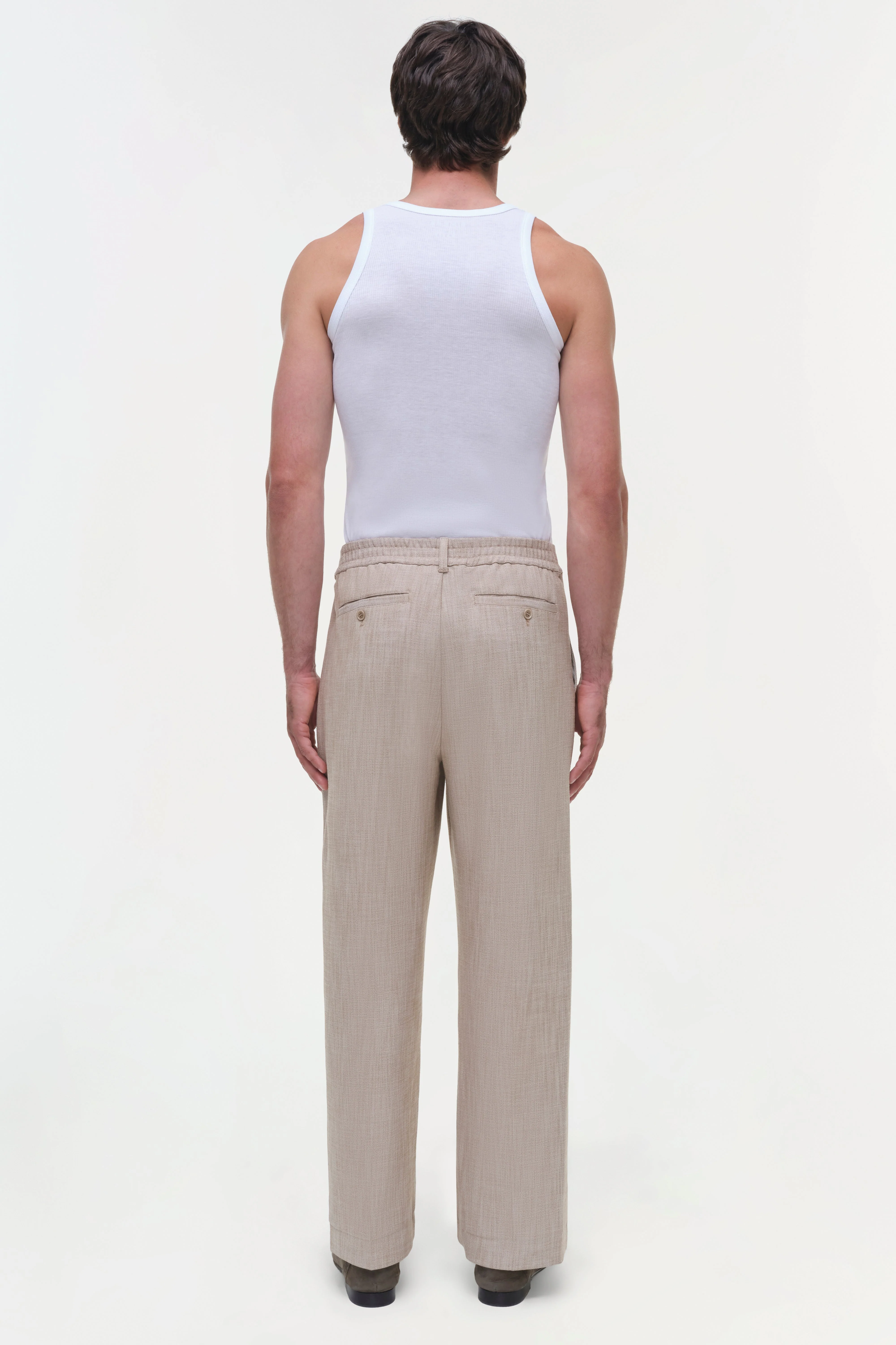 Mens | Duncan Pants | Natural Linen - Image 5