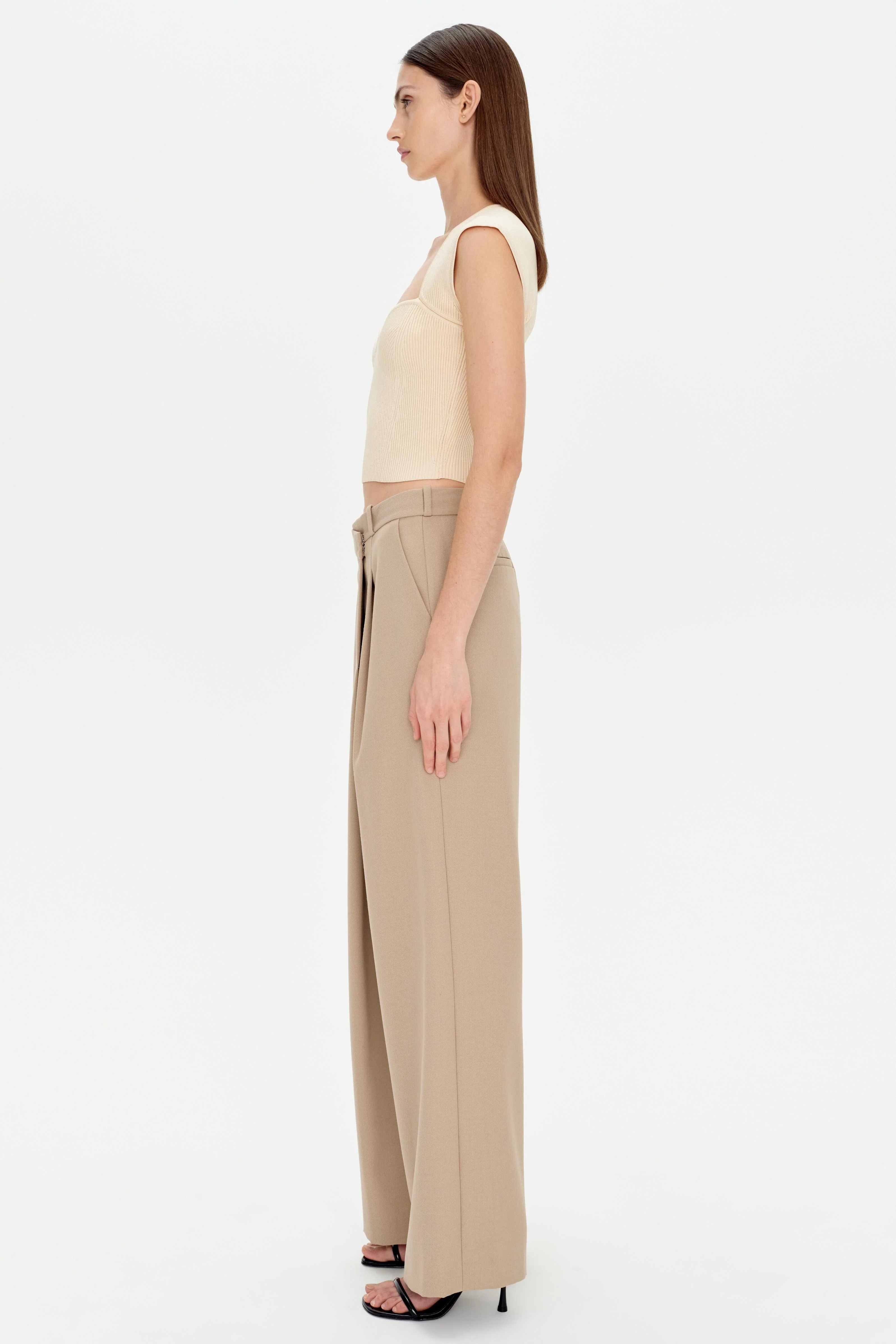 Womens | Abia Tee | Almond - Image 3