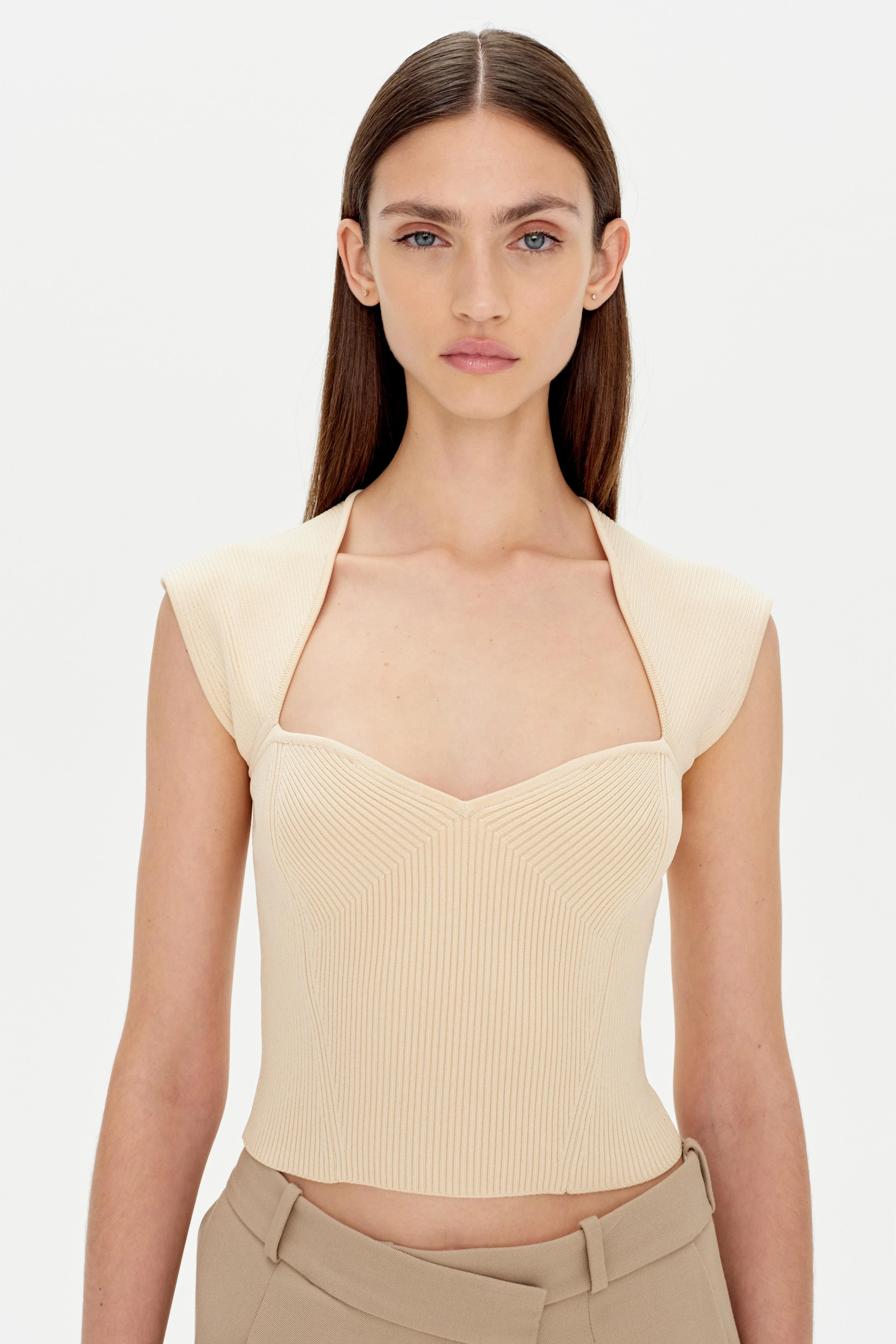Womens | Abia Tee | Almond - Image 5