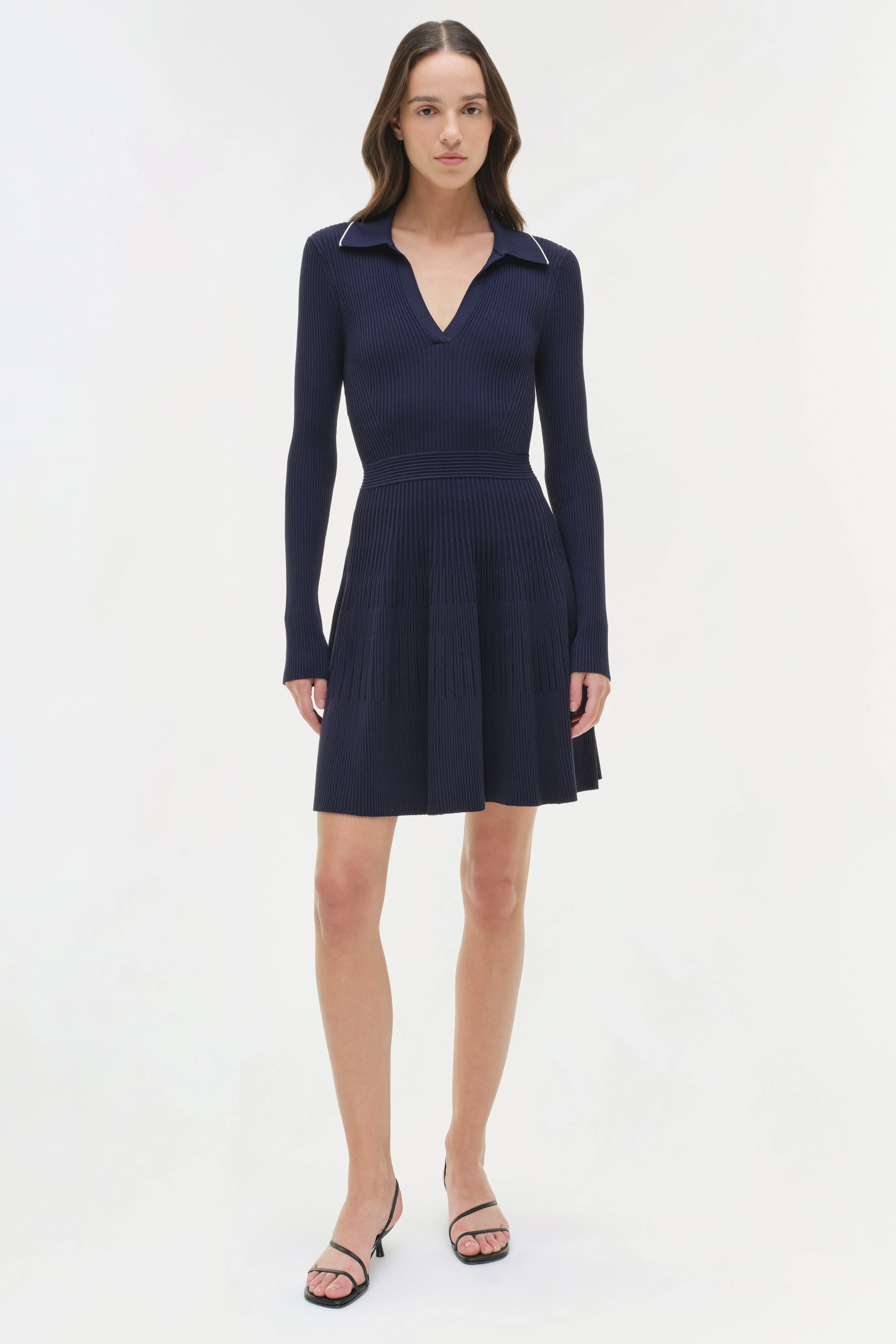 Womens | Alcott Knit Mini Dress | Midnight - Image 2