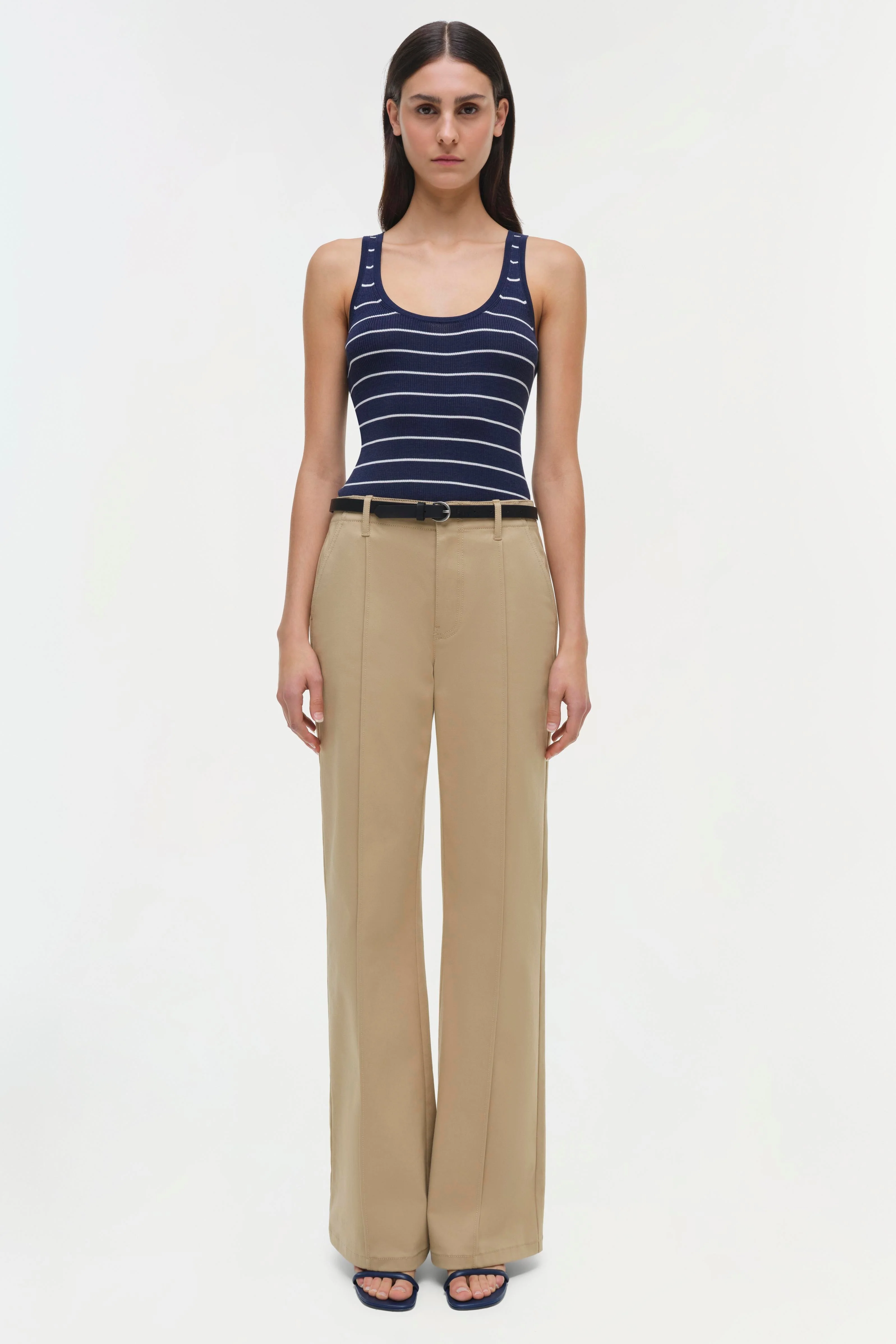 Womens | Ansel Trouser | Khaki - Image 6