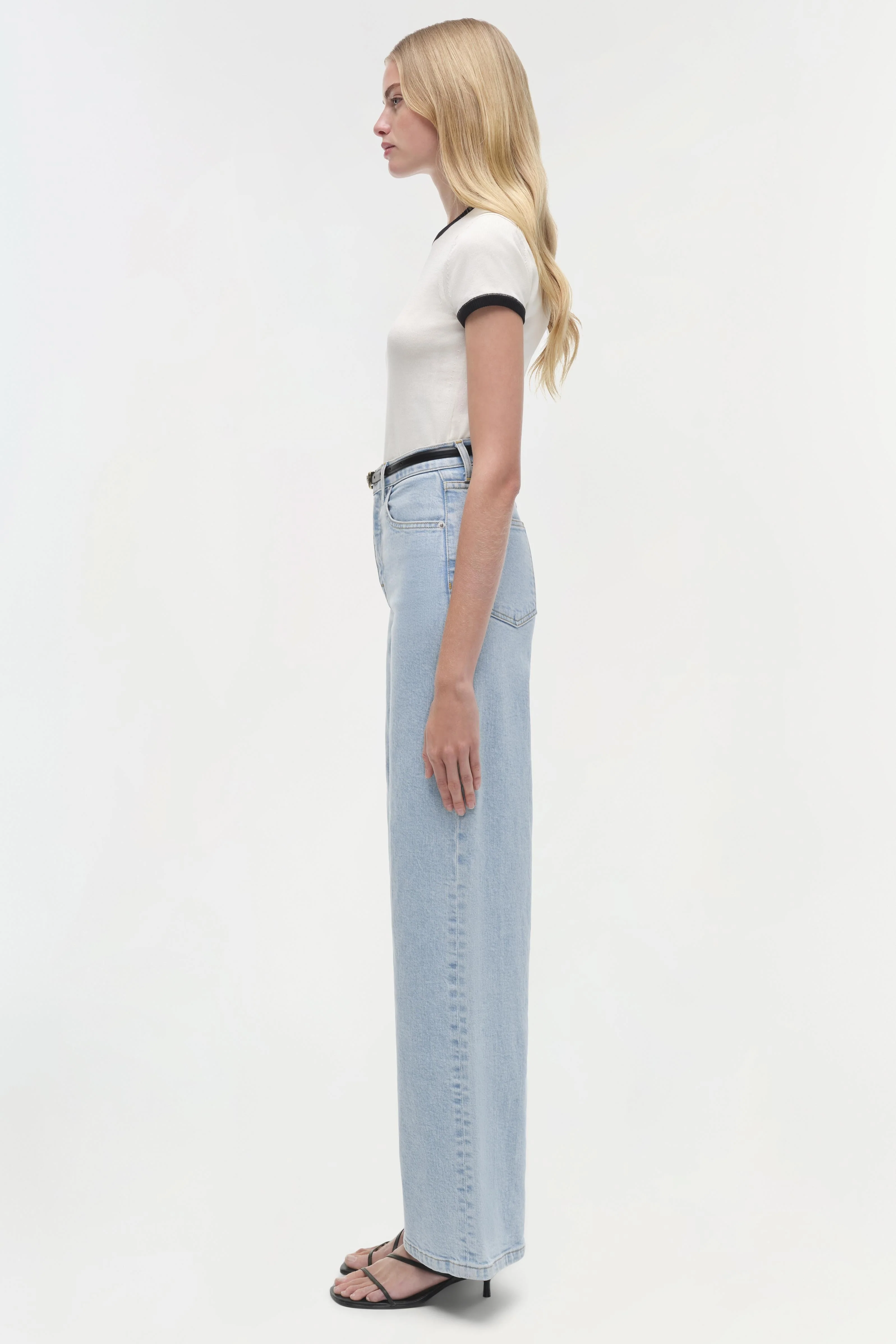 Womens | Carmen Cotton Silk Top | Ivory - Image 4