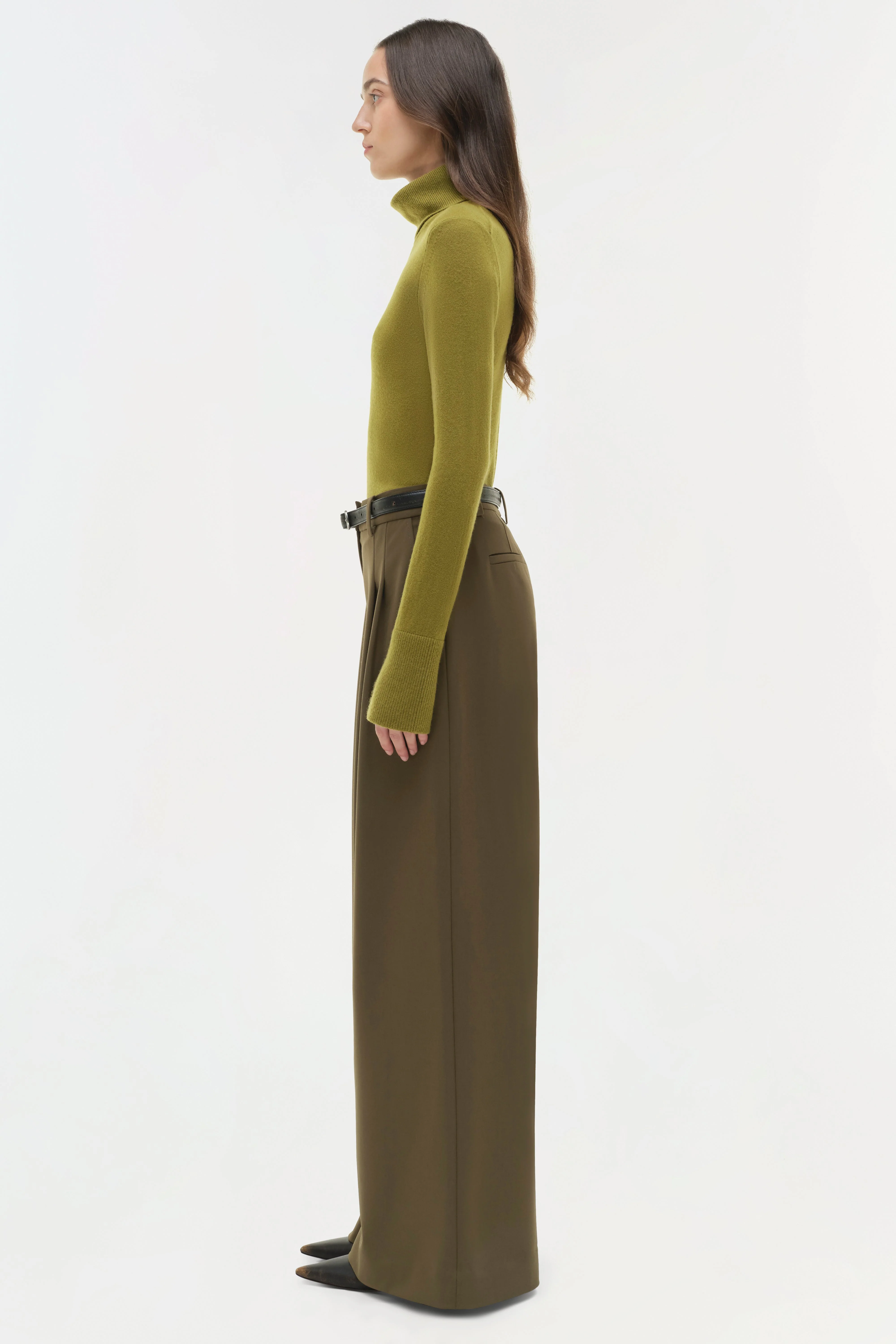 Womens | Clayton Wide Leg Pant | Alligator - Image 4