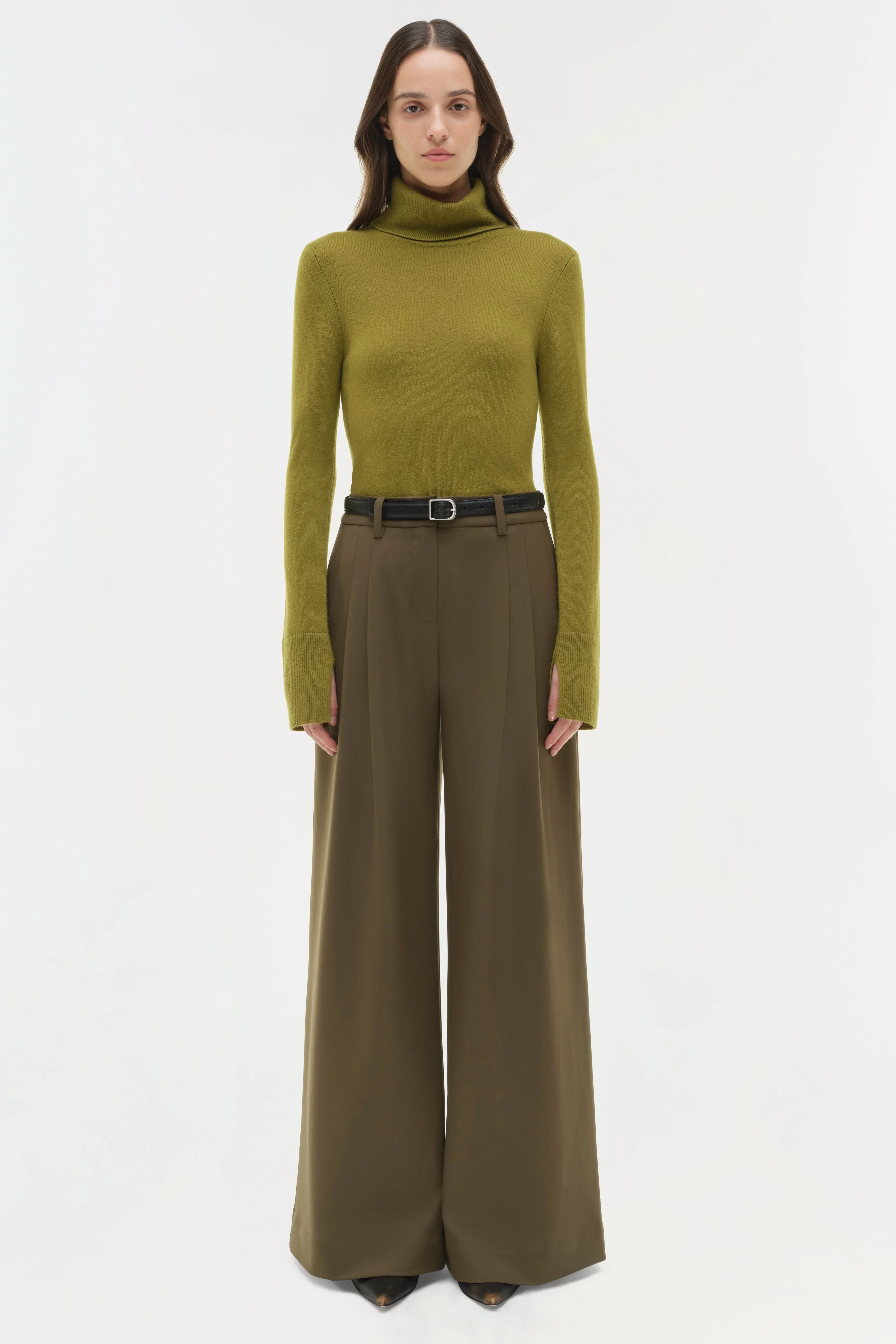 Womens | Clayton Wide Leg Pant | Alligator - Image 6