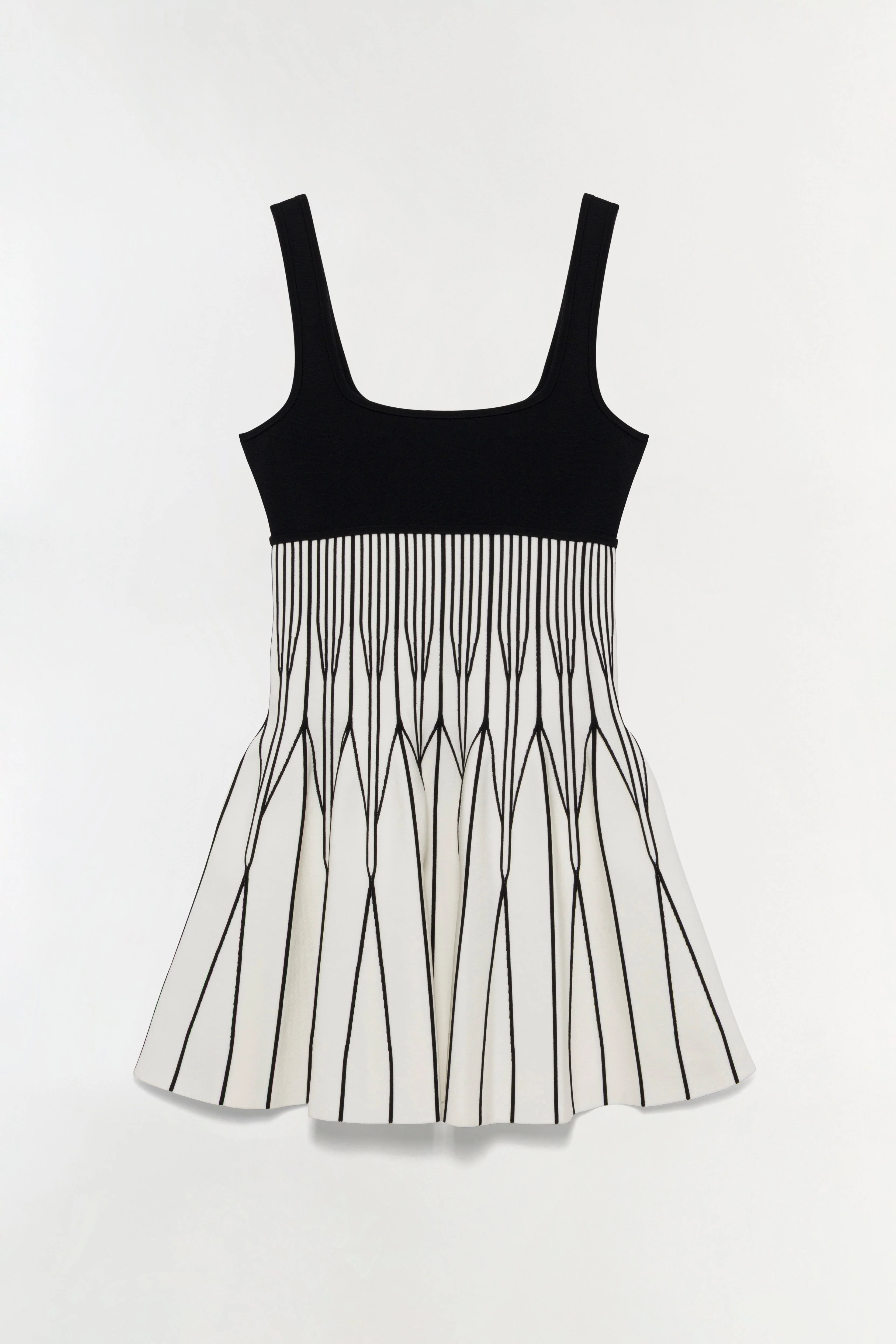 Womens | Cynder Illusion Knit Mini Dress | Black Multi
