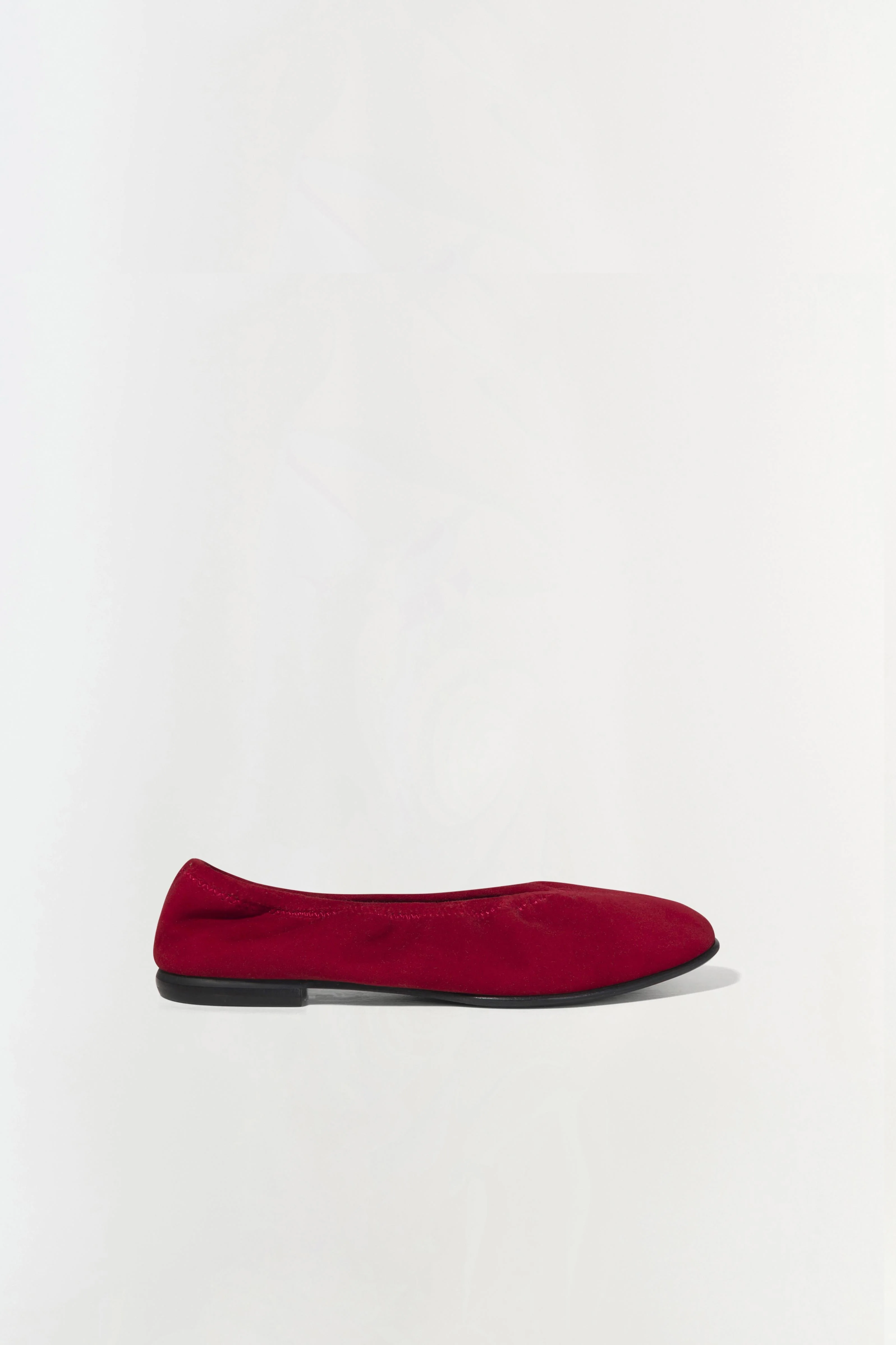 Womens | Danna Suede Ballet Flat | Crimson