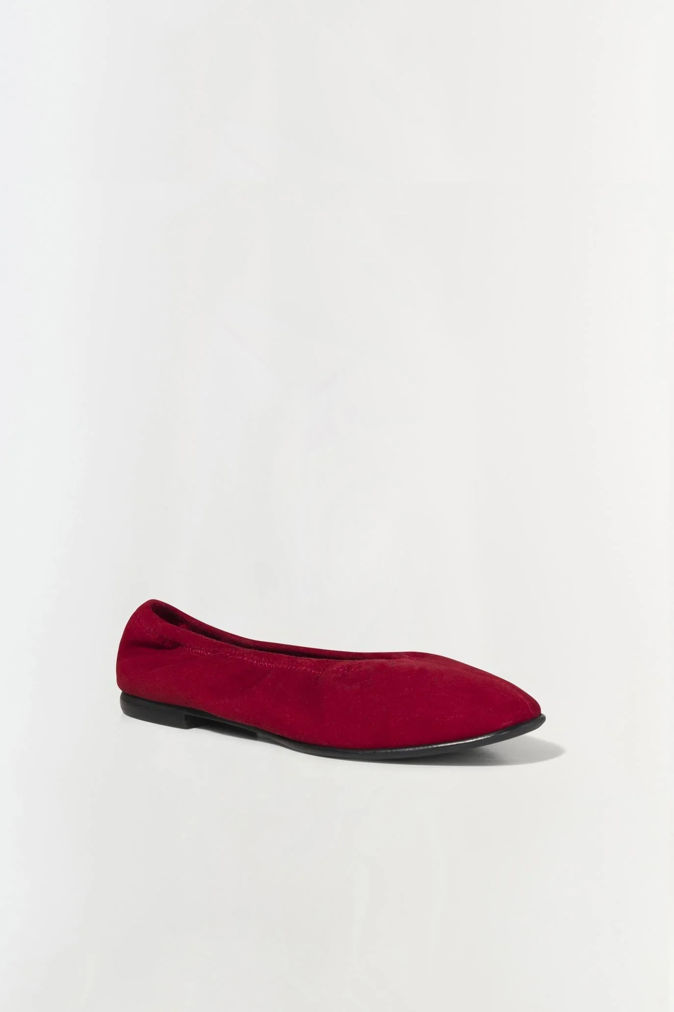 Womens | Danna Suede Ballet Flat | Crimson - Image 2