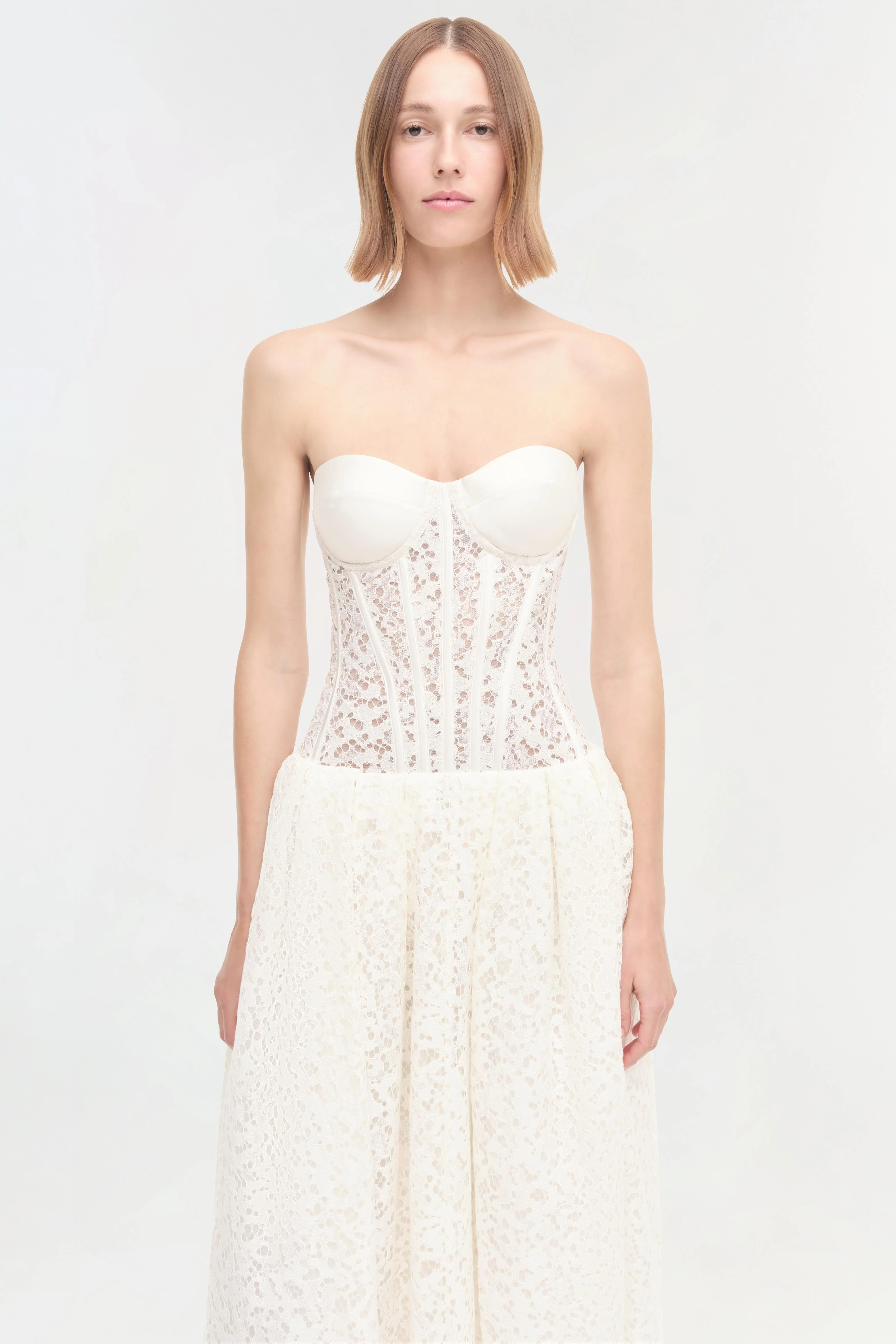 Womens | Evangeline Dress | Ivory - Image 3
