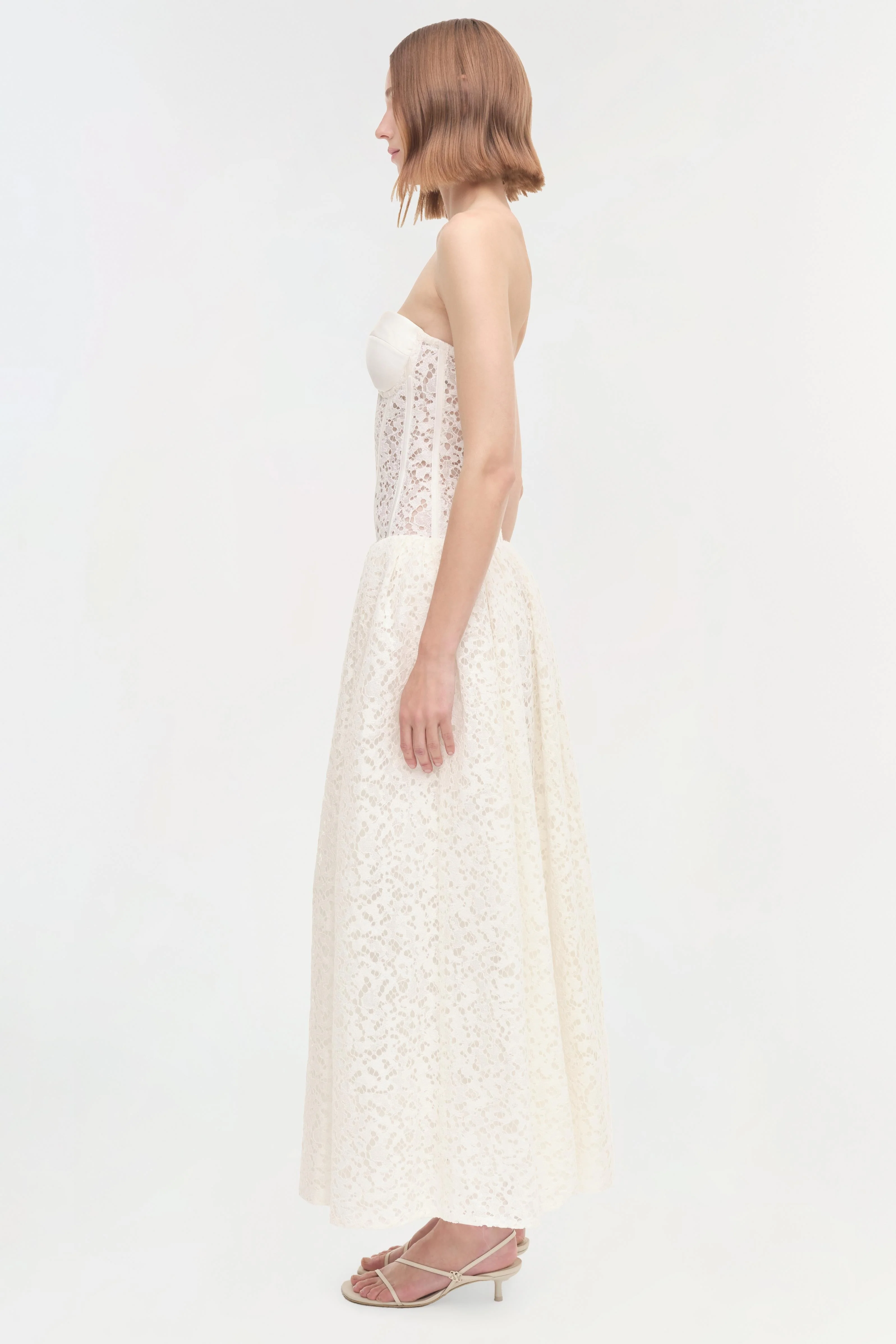 Womens | Evangeline Dress | Ivory - Image 4