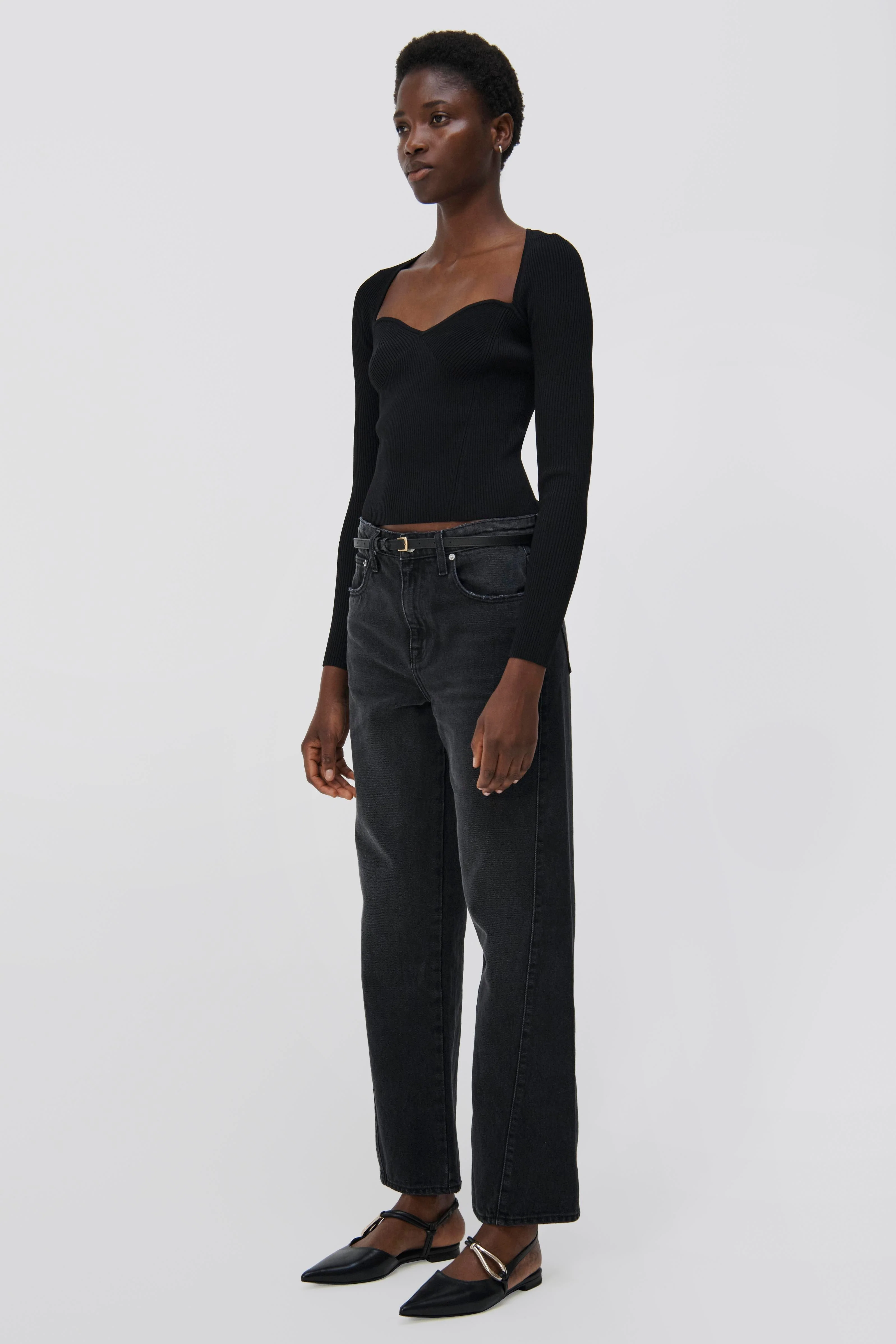 Womens | Giuliana Top | Black - Image 3