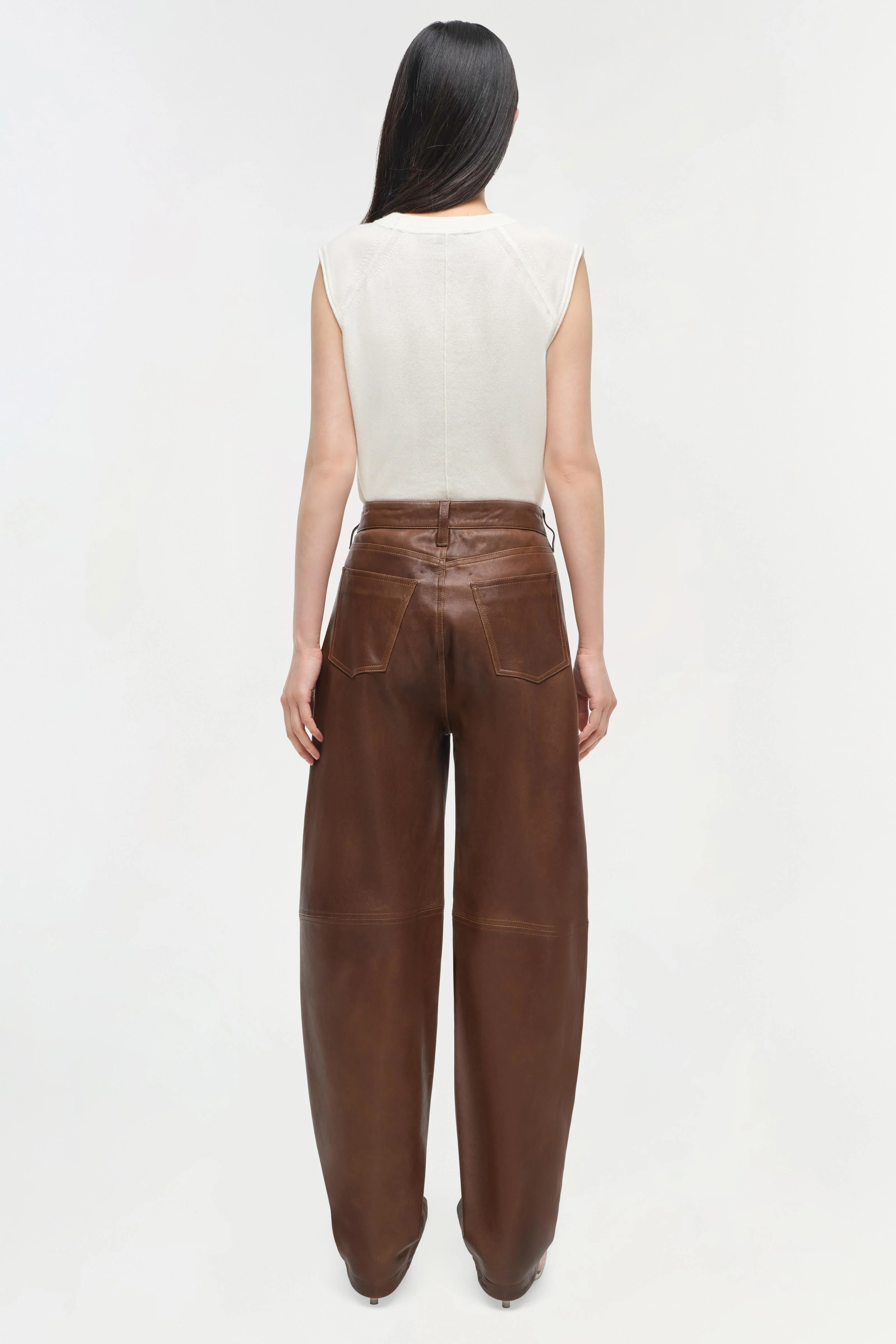 Womens | Hanson Cashmere Vest | Ivory - Image 5