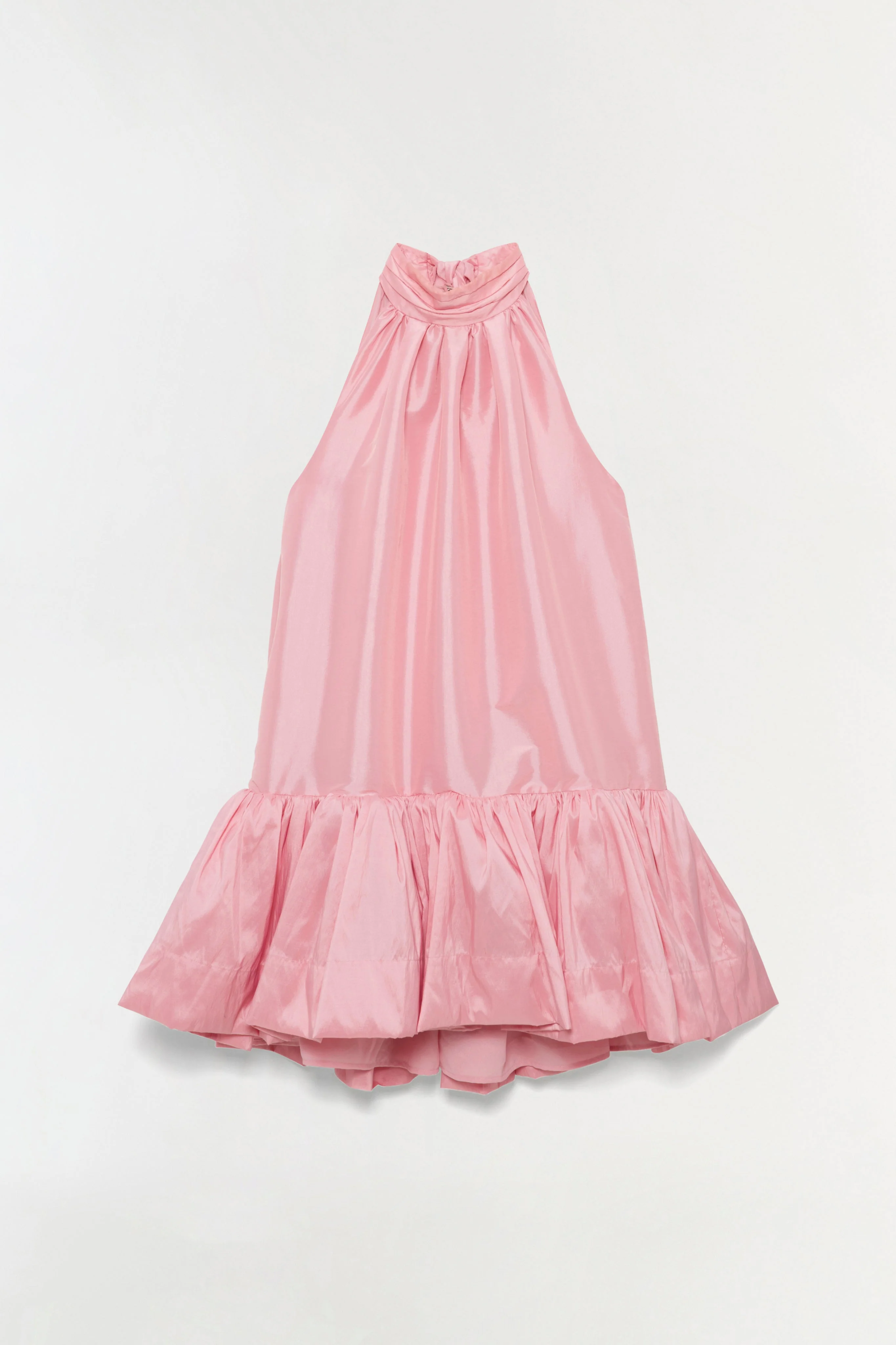 Womens | Hope Taffeta Bow Tie Mini Dress | Dusty Rose